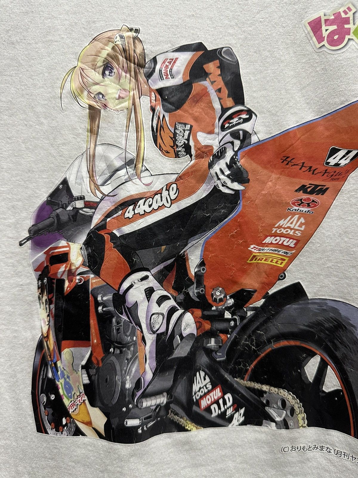 Anime × Vintage Vintage Ktm Hamaguchi Racing Suzuka Faded Tee Size US L / EU 52-54 / 3 - 4 Thumbnail