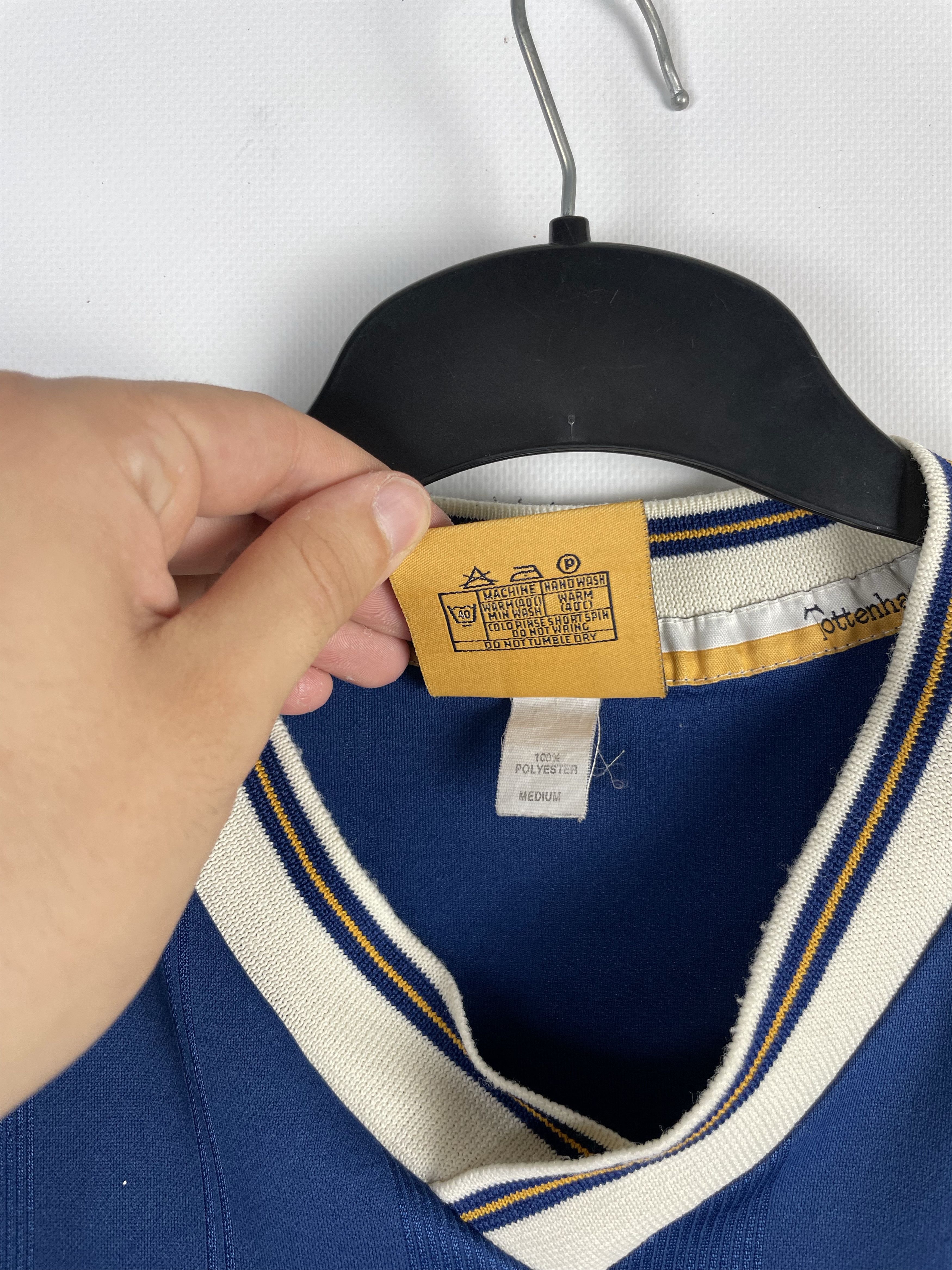 PONY Vintage Tottenham Hotspur 1997-98 Away T-shirt Jersey Size US M / EU 48-50 / 2 - 7 Thumbnail