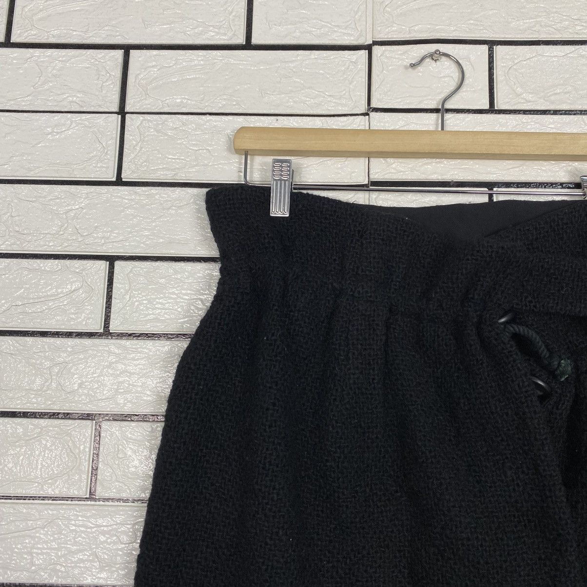 Yohji Yamamoto 🔥VINTAGE WOOL WRAP SKIRT Y’S YOHJI YAMAMOTO AVANT GARDE Size 30" / US 8 / IT 44 - 6 Thumbnail