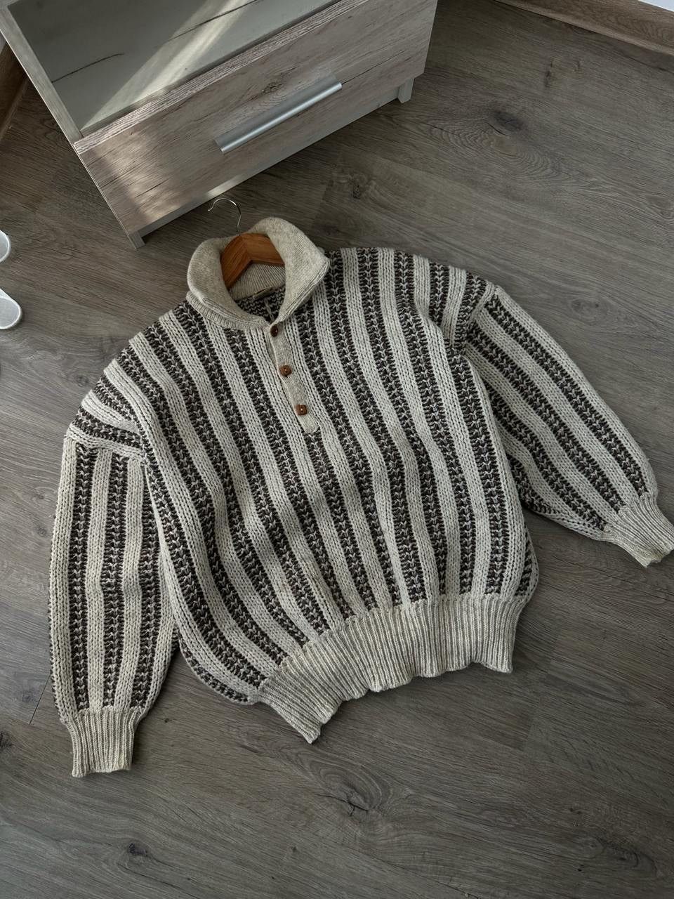Vintage Vintage Maryse Pure Wool Knit Distressed Sweater Size US M / EU 48-50 / 2 - 3 Thumbnail
