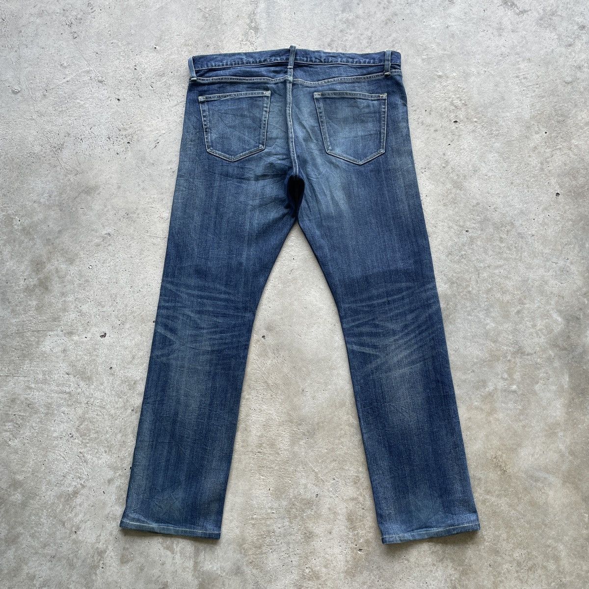 Japanese Brand Vintage Japanese Distressed Jeans MudWash Faded Denim Pants Size US 37 - 10 Thumbnail