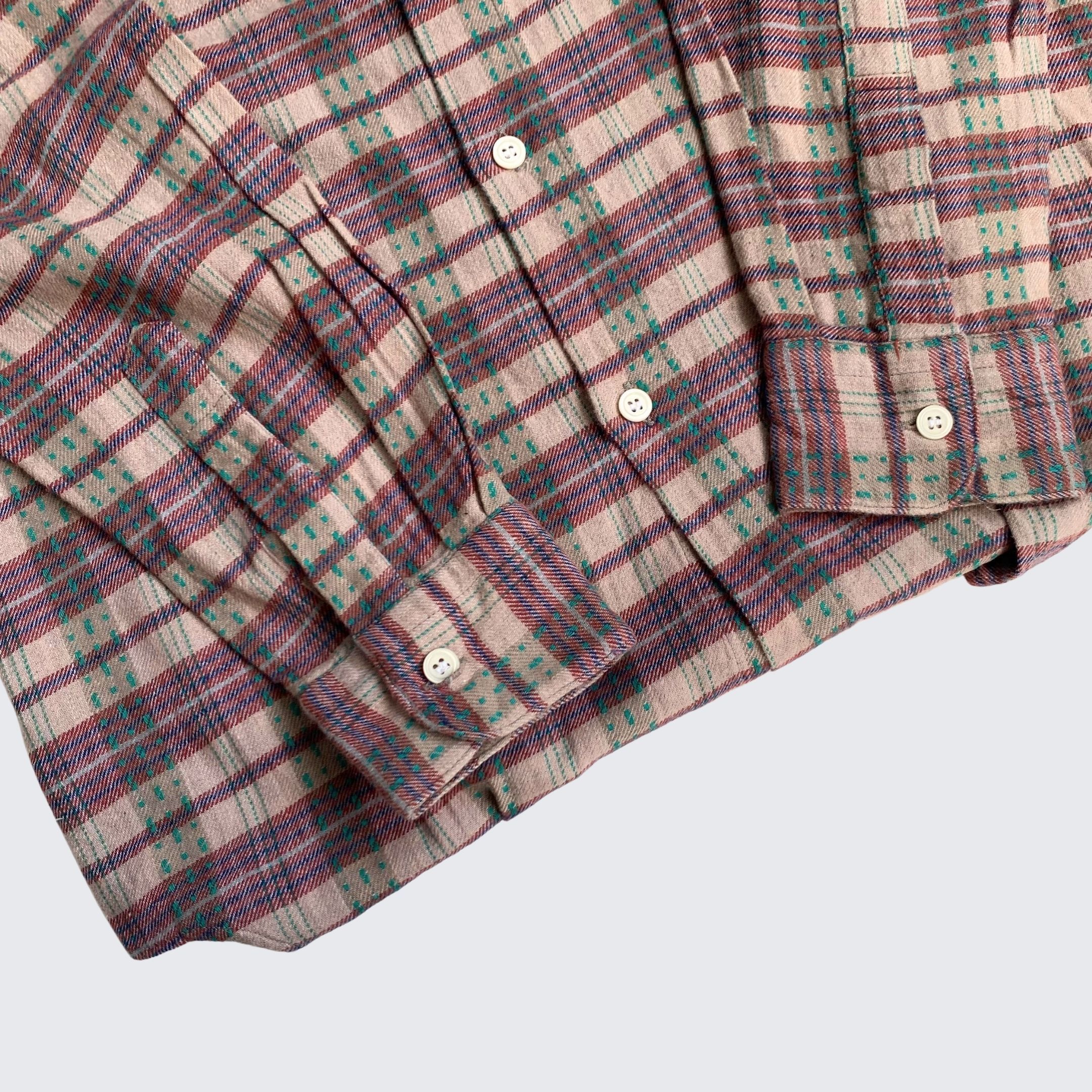 Levi's Vintage Levis Mens Japan Fabric Flannel Longshirt Size US M / EU 48-50 / 2 - 5 Thumbnail