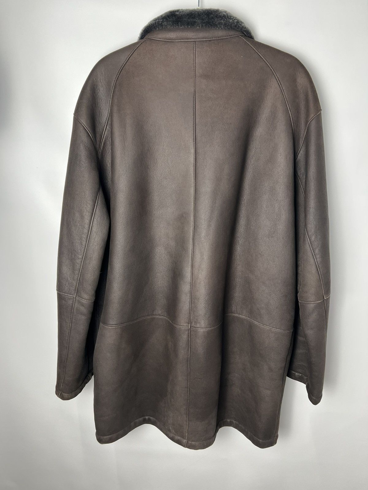 Burberry Vintage very rare Barberry Sheepskin Leather Jacket Size 50 Size US M / EU 48-50 / 2 - 9 Thumbnail
