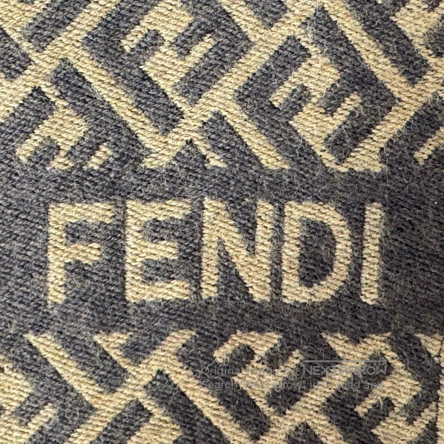 Fendi fendi logo patterned scarf. Size ONE SIZE - 2 Thumbnail