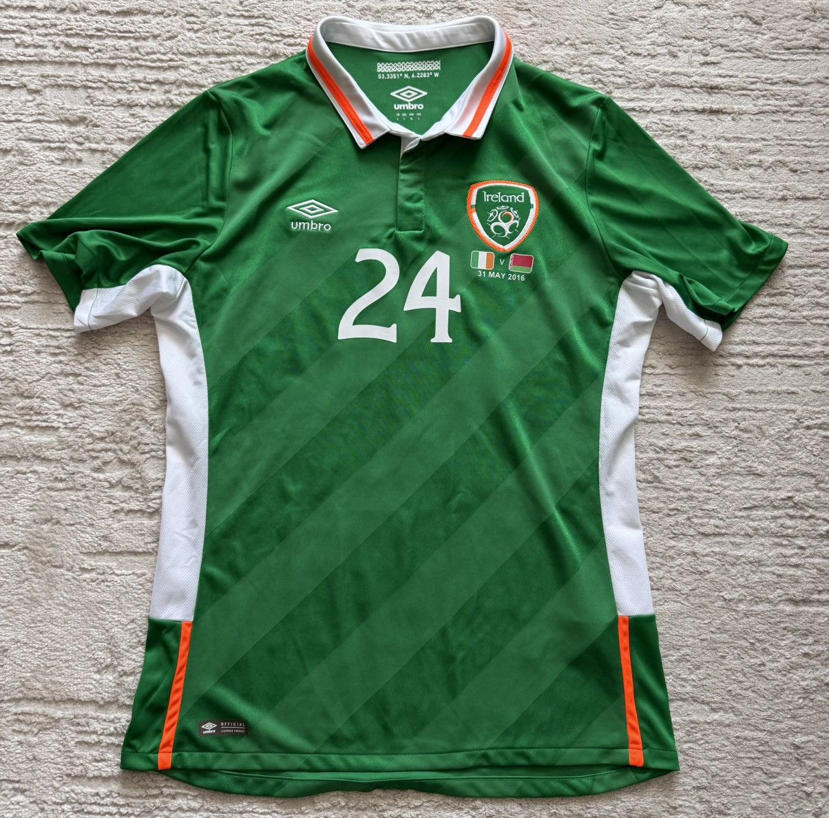 Umbro Ireland national football team UMBRO Size US L / EU 52-54 / 3 - 1 Thumbnail