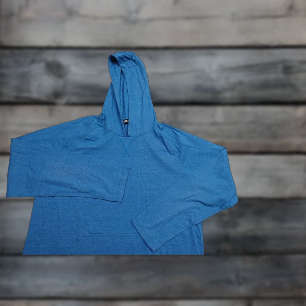 The North Face The North Face Sweatshirt Mens Large Blue Lightweight Fleece Logo Pullover Outdoor Hiking Classic Cardigan Mens 90s Size US L / EU 52-54 / 3 - 1 Thumbnail