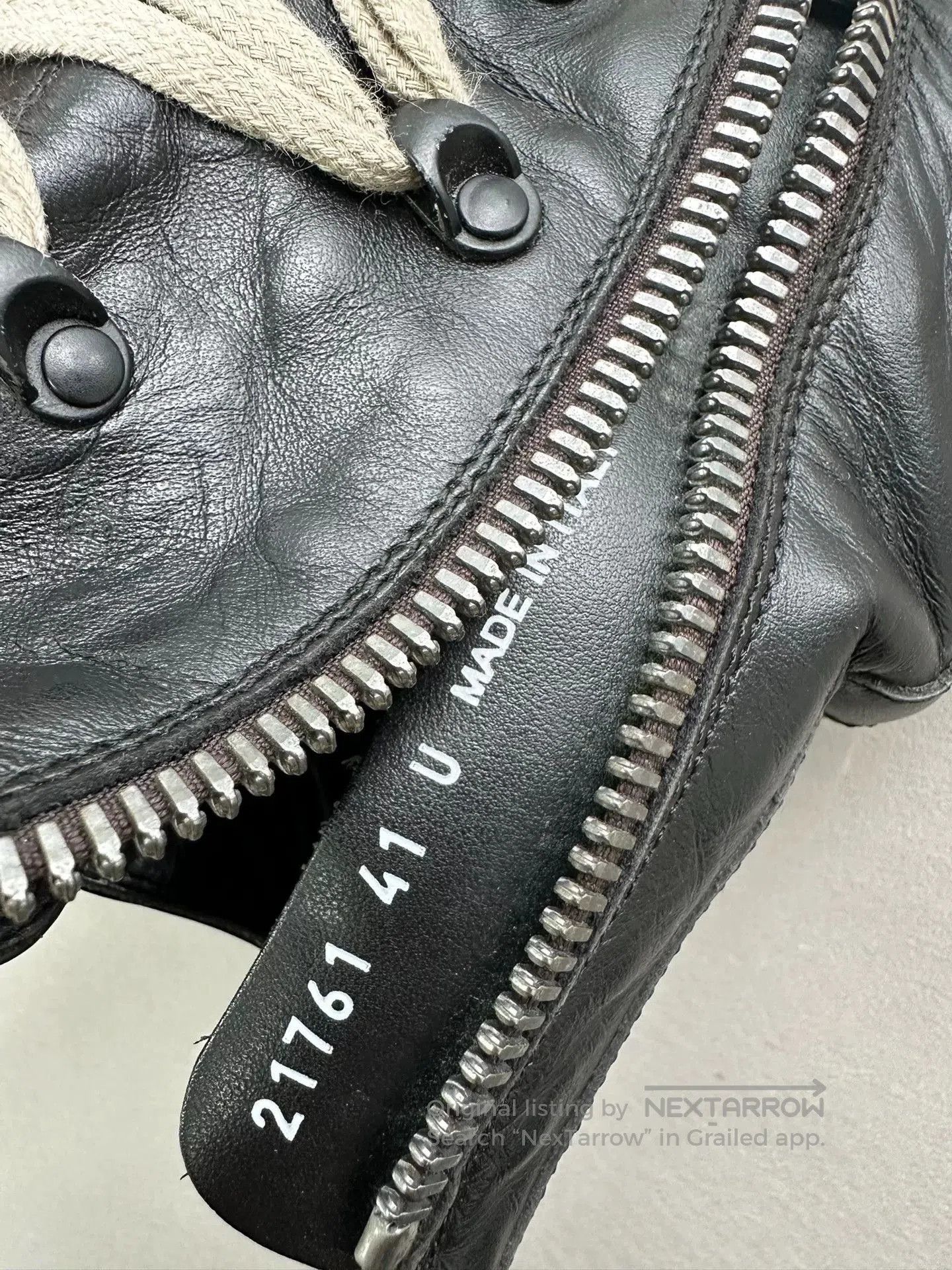 Rick Owens Rick Owens High-Top Sneakers with Laces. Size US 8 / EU 41 - 5 Thumbnail