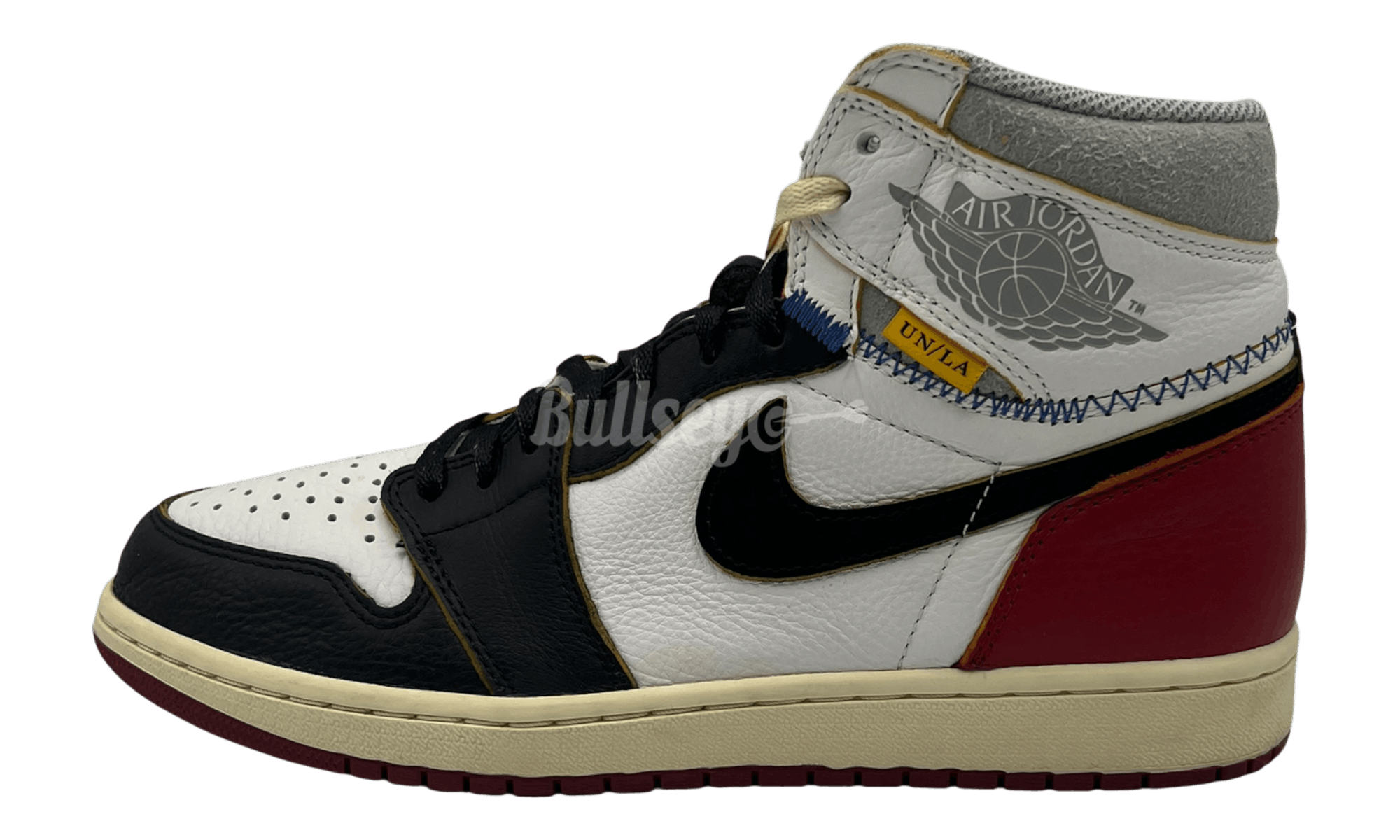Jordan Brand Jordan 1 Retro High Union Los Angeles Black Toe (Preowned) Size US 10 / EU 43 - 1 Thumbnail