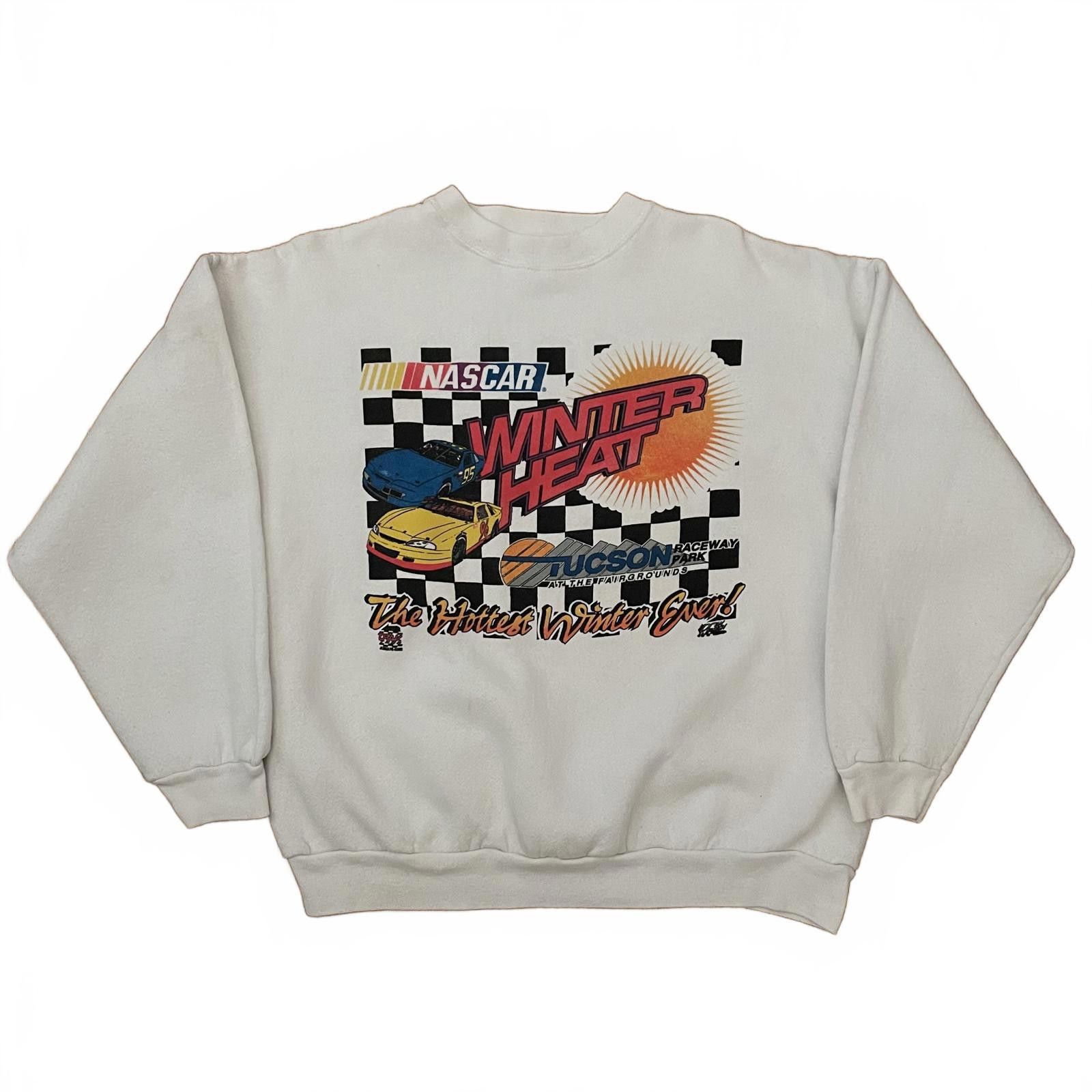 NASCAR VTG 90S NASCAR WINTER HEAT RACING GRAPHIC WHITE SWEATSHIRT L Size US L / EU 52-54 / 3 - 5 Thumbnail