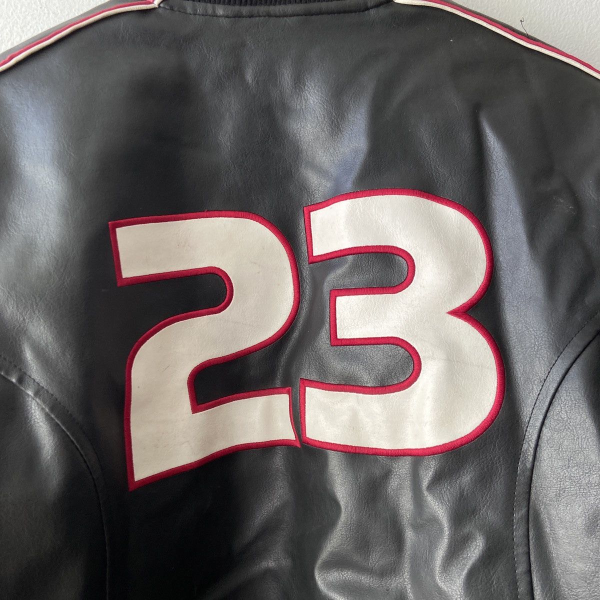 Jordan Brand Michael Jordan Vintage Leather Bomber Jacket Size US S / EU 44-46 / 1 - 14 Thumbnail