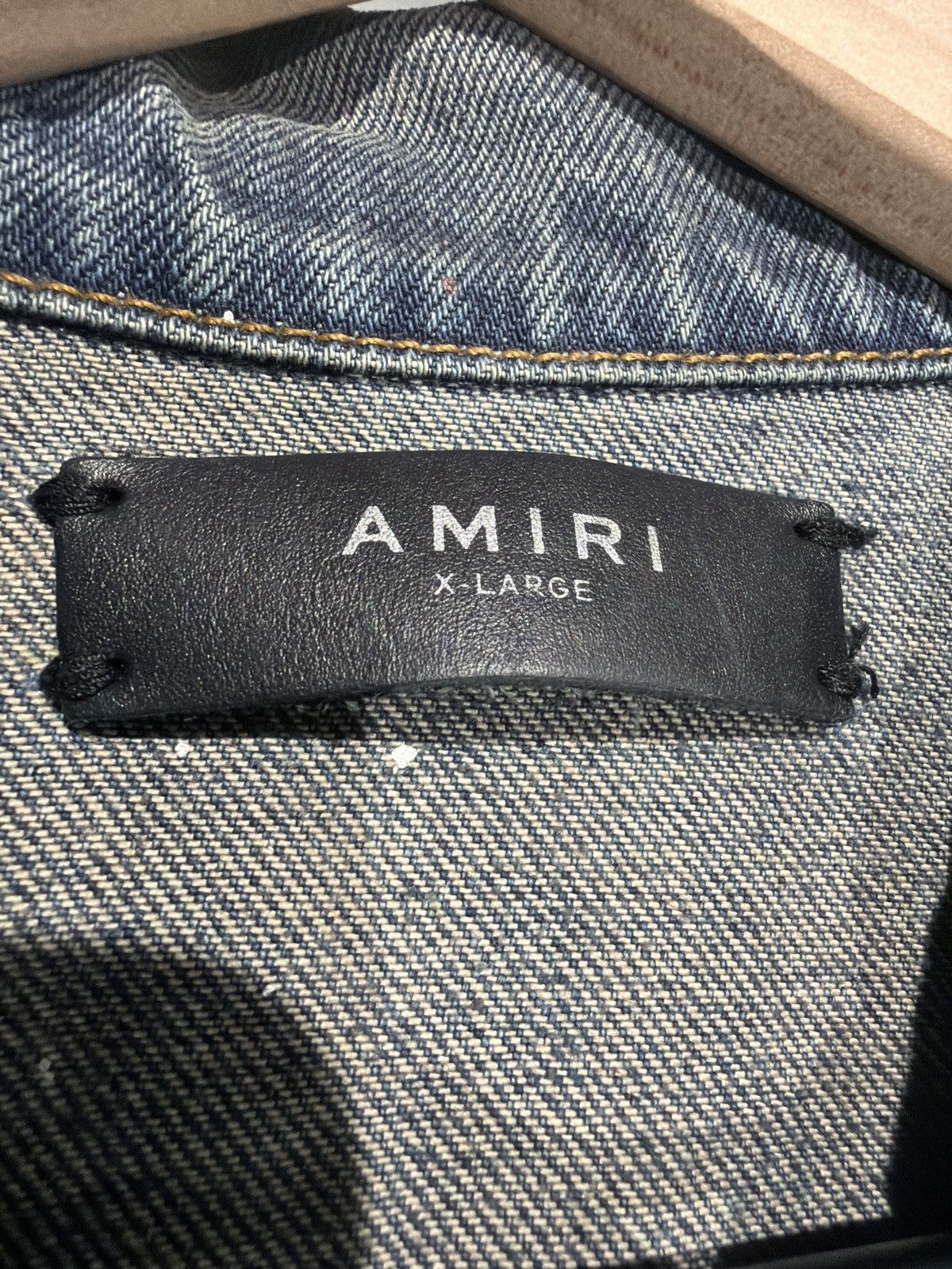 Amiri Amiri Size XL Ink-dipped denim jacket Size US XL / EU 56 / 4 - 4 Thumbnail