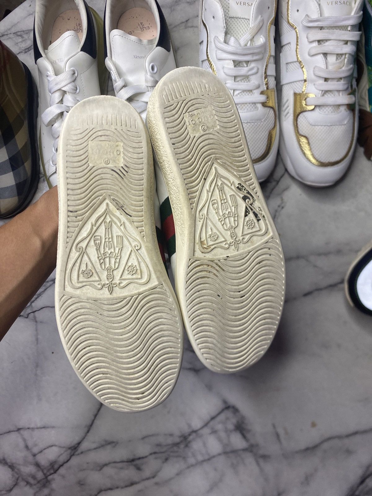 Gucci Gucci ace floral Size US 6 / IT 36 - 2 Thumbnail