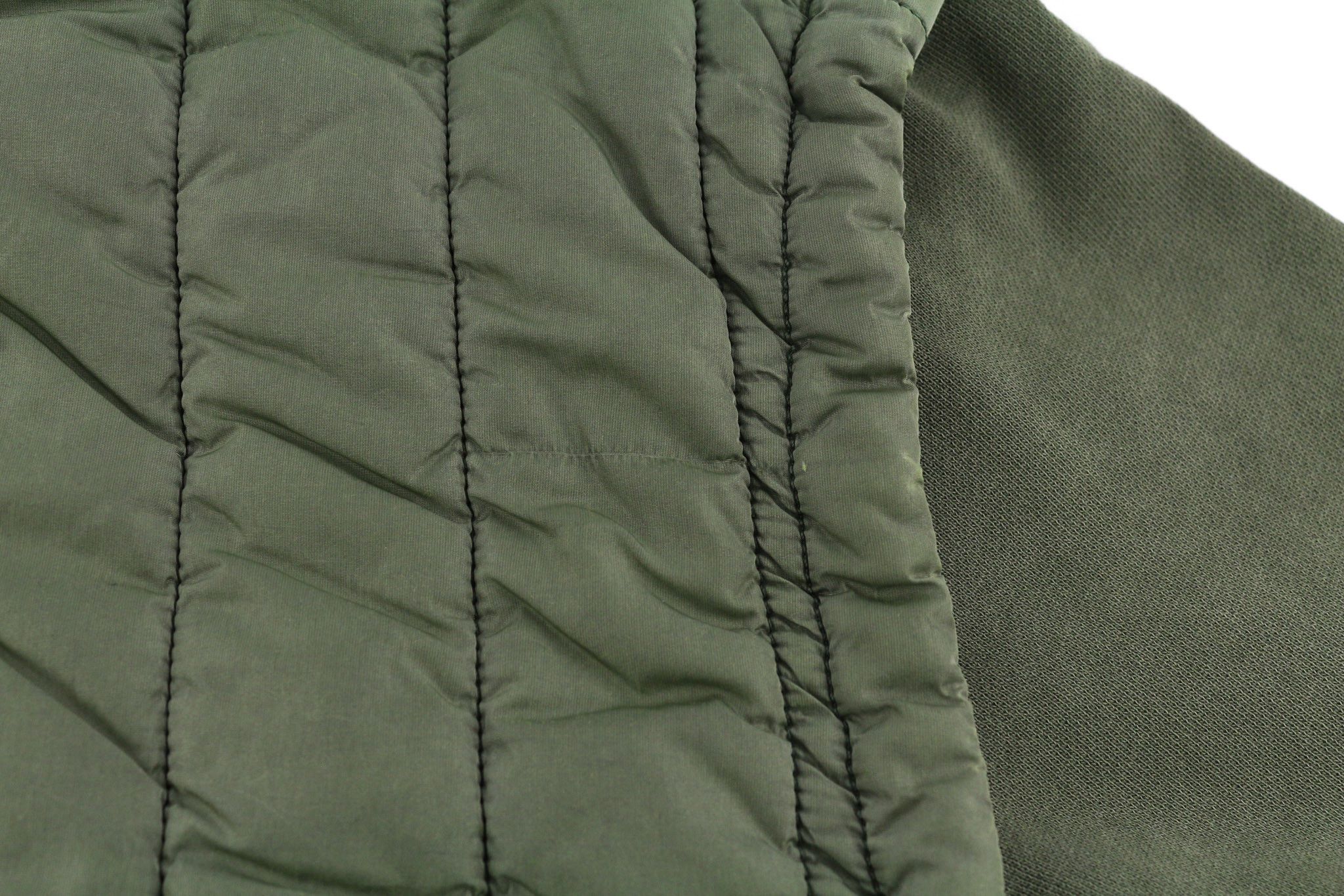 Diesel S-HOLTY L Green Quilted Crew Sweatshirt 40147 Size US L / EU 52-54 / 3 - 15 Thumbnail