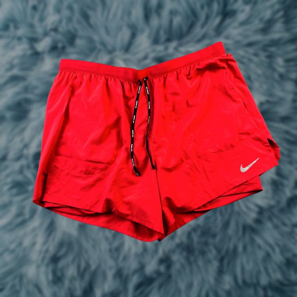 Nike Nike Mens Red Flex Stride 5" Running Shorts 2XL Lined 2 in 1 Size US 39 - 1 Thumbnail