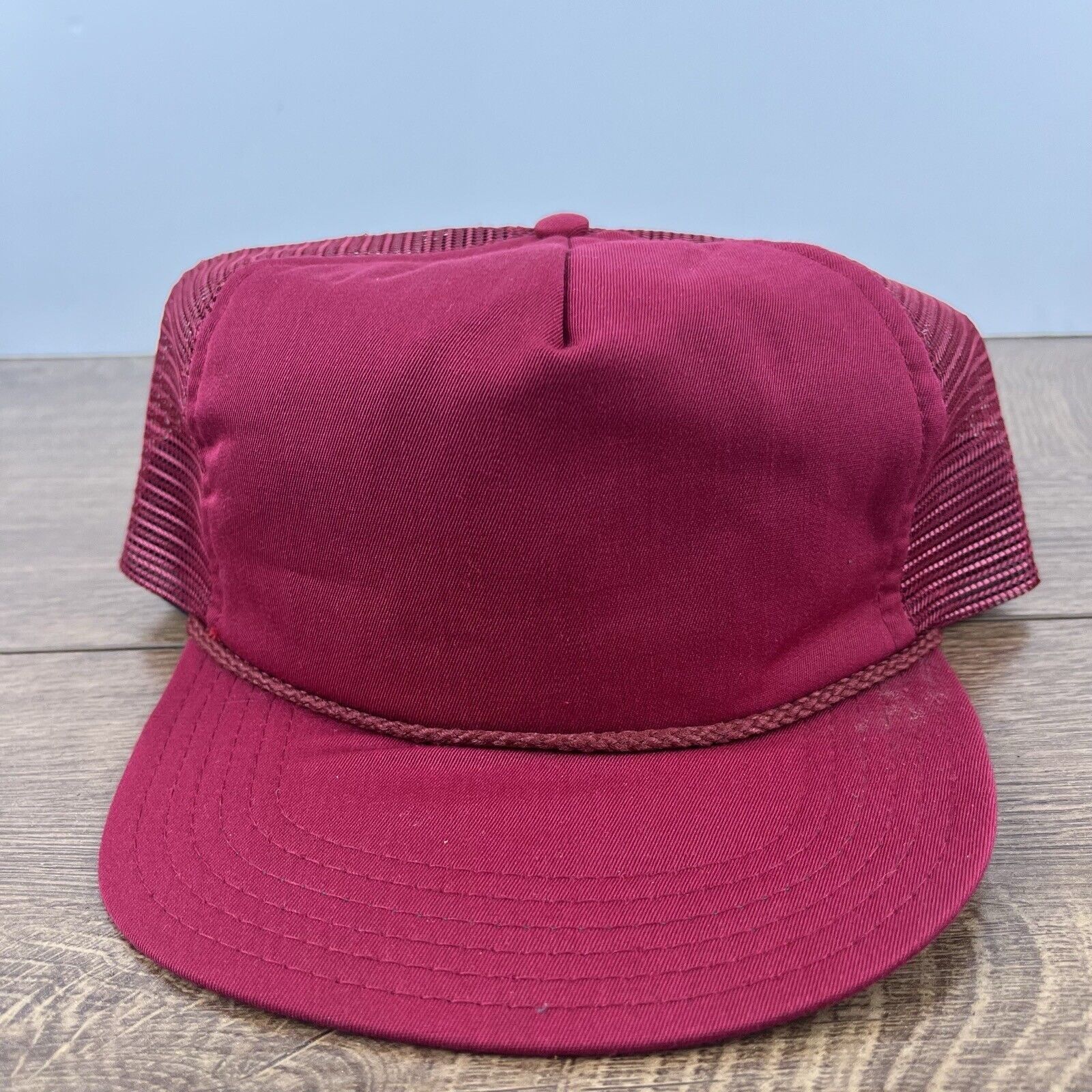Other Maroon Red Snapback Hat Red Cap Hat Adjustable Hat Red Adult Size ONE SIZE - 3 Thumbnail