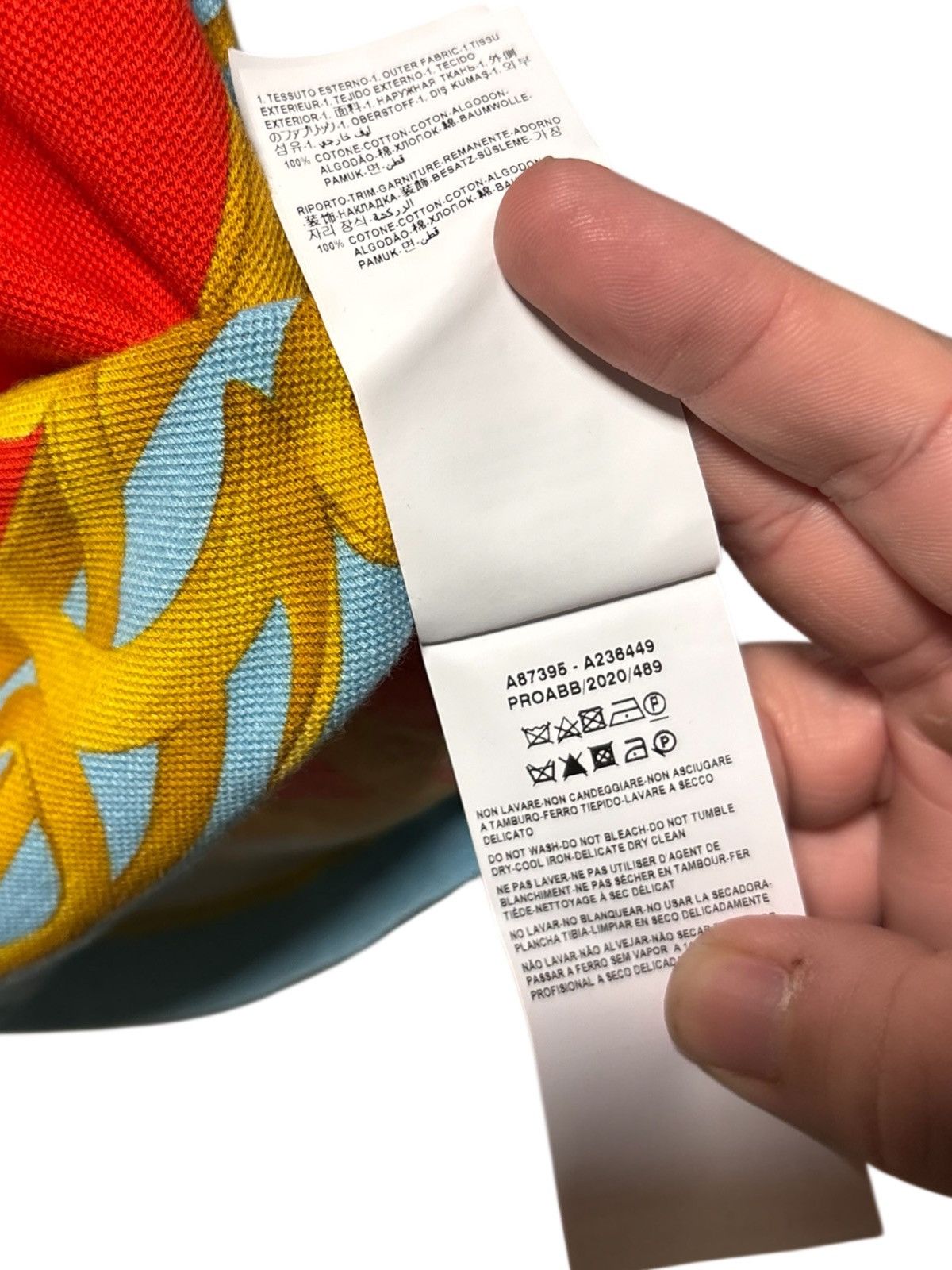 Versace Versace Tailor Fit Multicolor Polo Shier Mens Size Small Size US S / EU 44-46 / 1 - 7 Thumbnail
