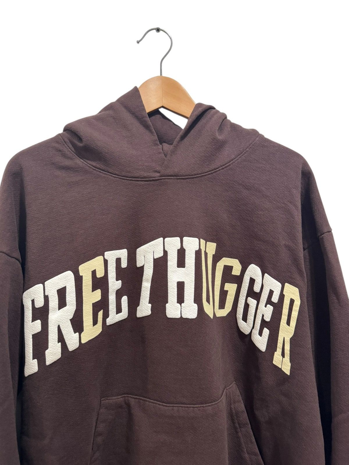 Cactus Plant Flea Market × Travis Scott Travis Scott x CPFM "Free Thugger" Hoodie Brown Size US L / EU 52-54 / 3 - 3 Thumbnail