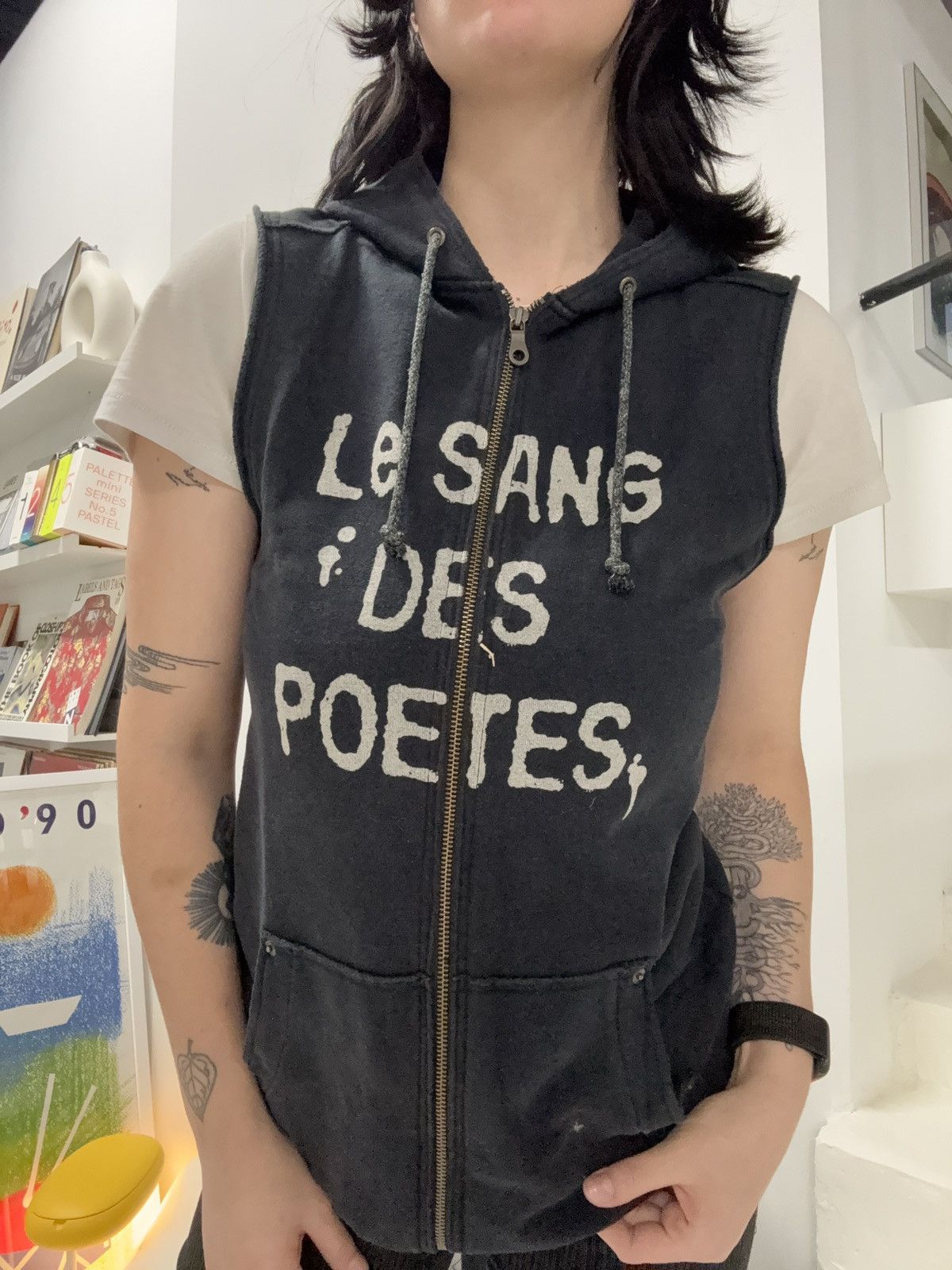 Hysteric Glamour Black Hysteric Glamour sleeveless hoodie Size US S / EU 44-46 / 1 - 2 Thumbnail