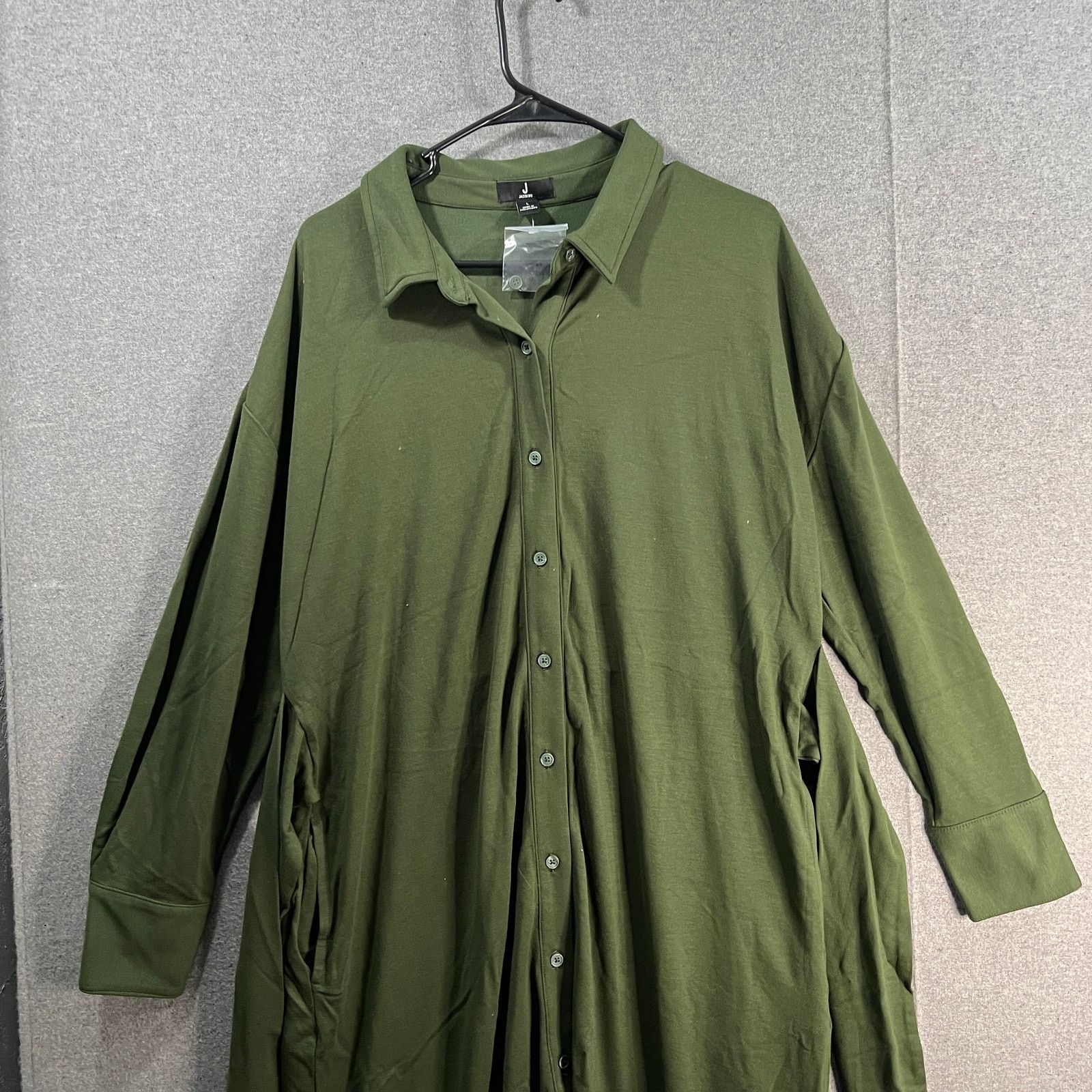 Other Jason Wu Regular Drared Shirt Dress Military Size L / US 10 / IT 46 - 4 Thumbnail