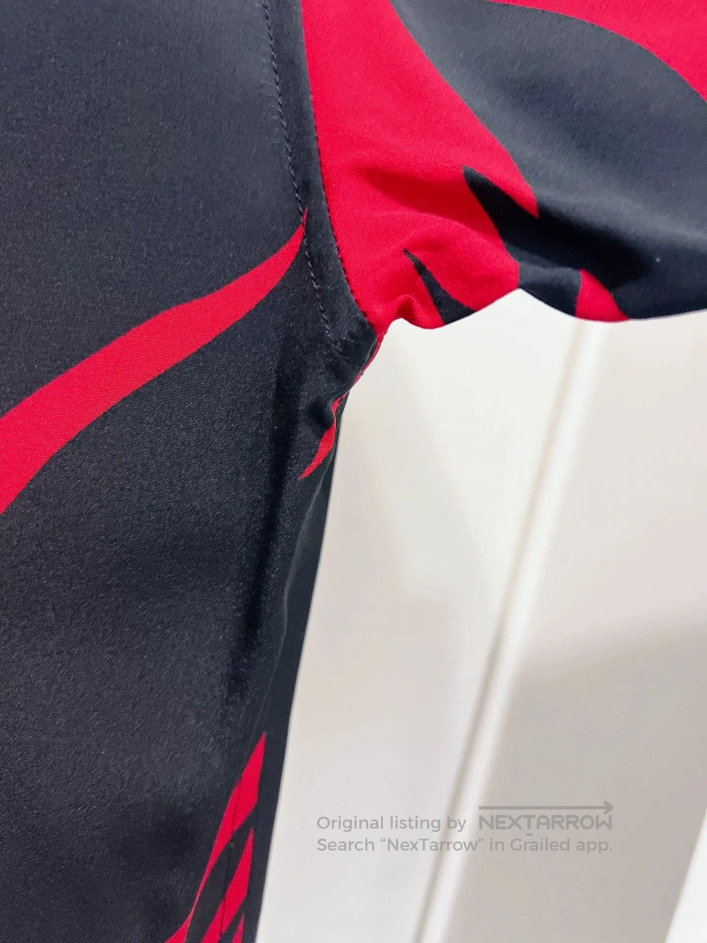 Saint Laurent Paris Saint Laurent Red Black Flame Shirt. Size US M / EU 48-50 / 2 - 8 Thumbnail