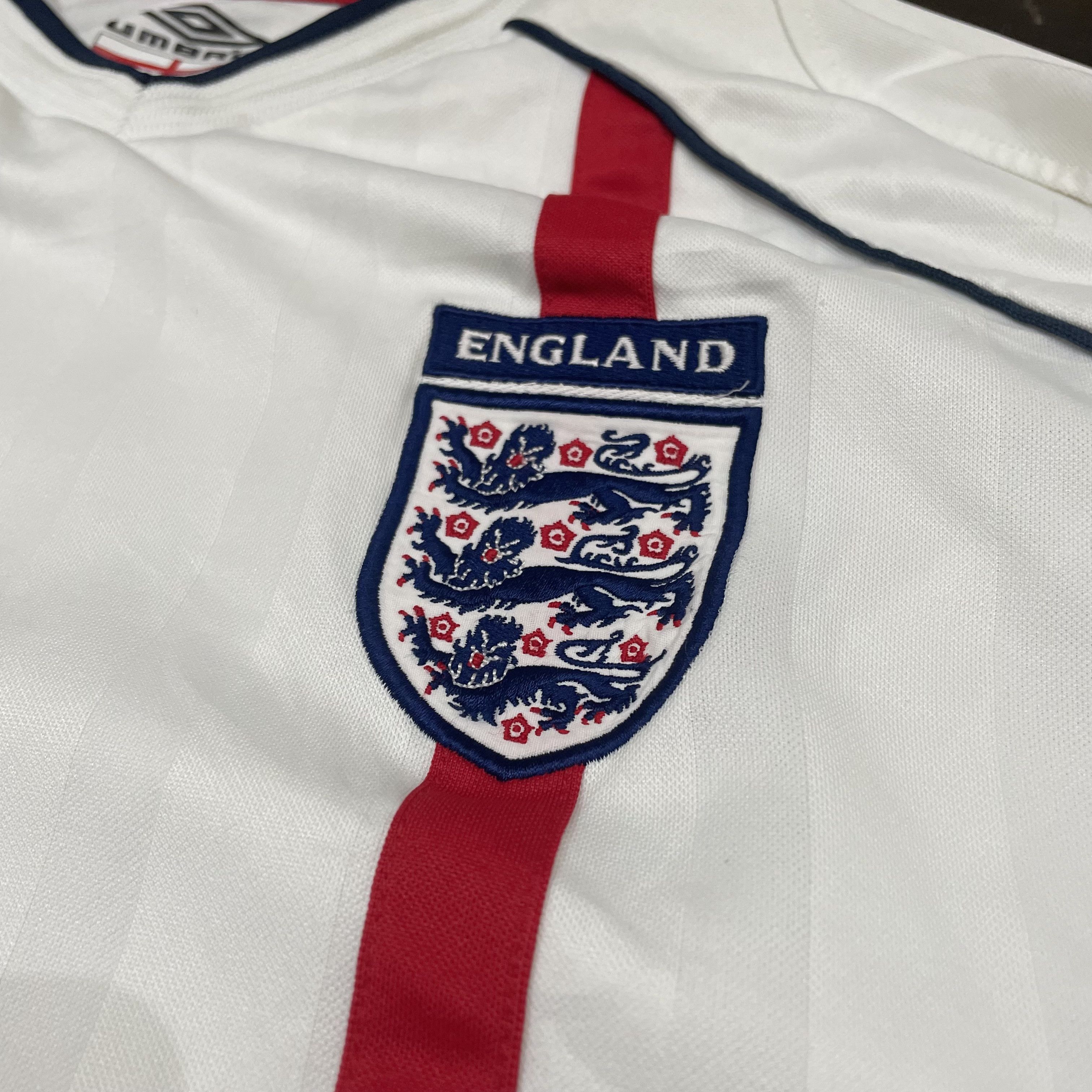 Umbro × Vintage Umbro England National Team 2001-2003 Home Jersey XXL Size US XXL / EU 58 / 5 - 2 Thumbnail