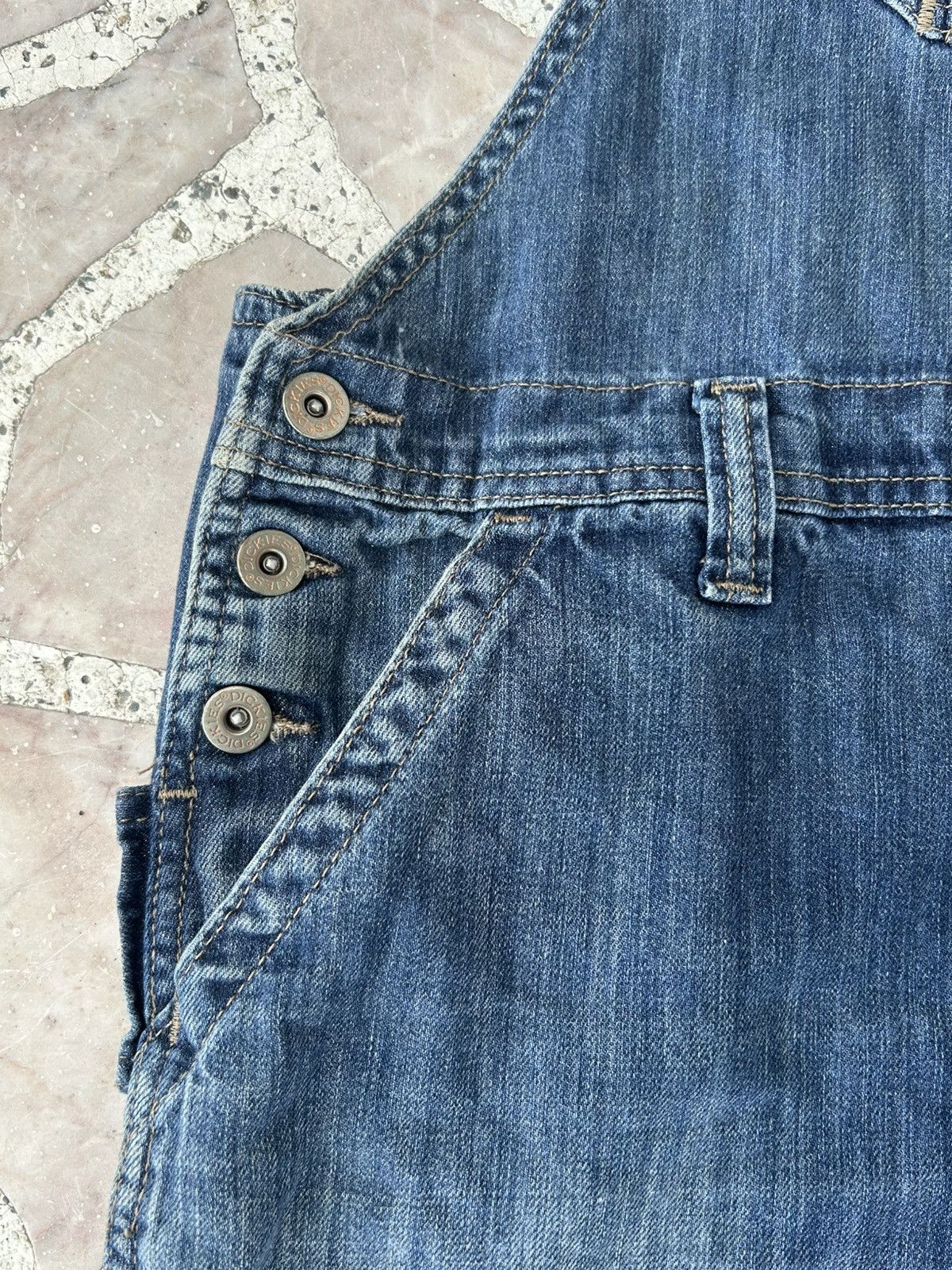 Dickies Dickies Vintage Coverall Denim Middle Pocket Size US 33 - 6 Thumbnail