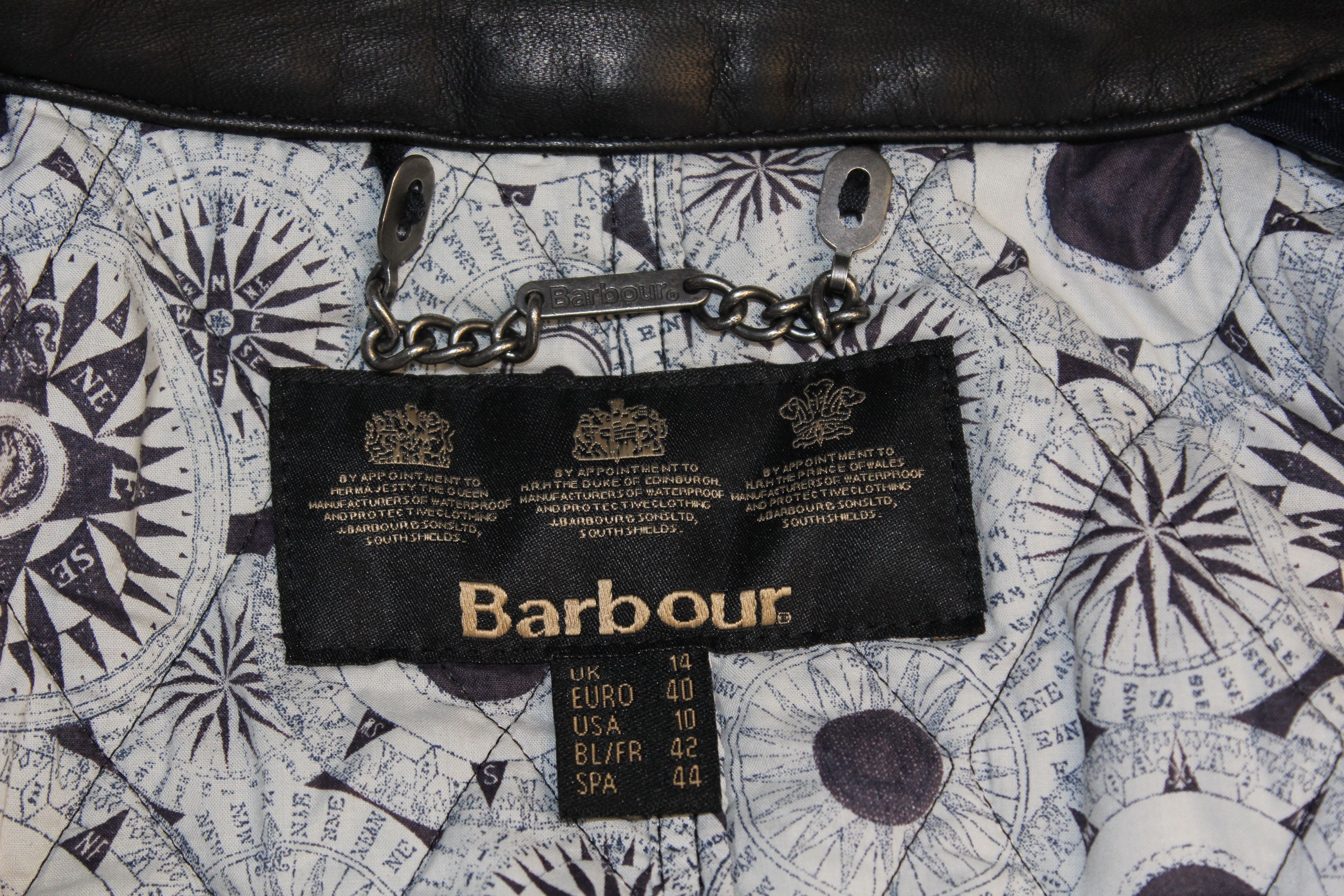 Barbour Women's BARBOUR Major Trench Wax Jacket Size 14 Size L / US 10 / IT 46 - 5 Thumbnail