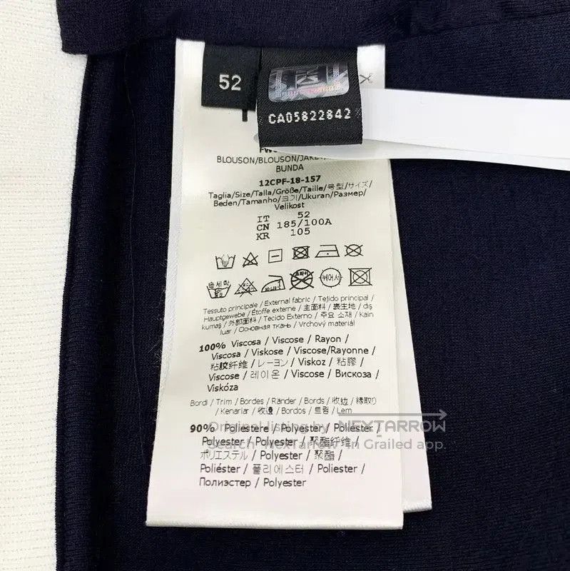 Fendi Fendi Men's Navy Blue Jacket with Unique Design . Size US L / EU 52-54 / 3 - 7 Thumbnail