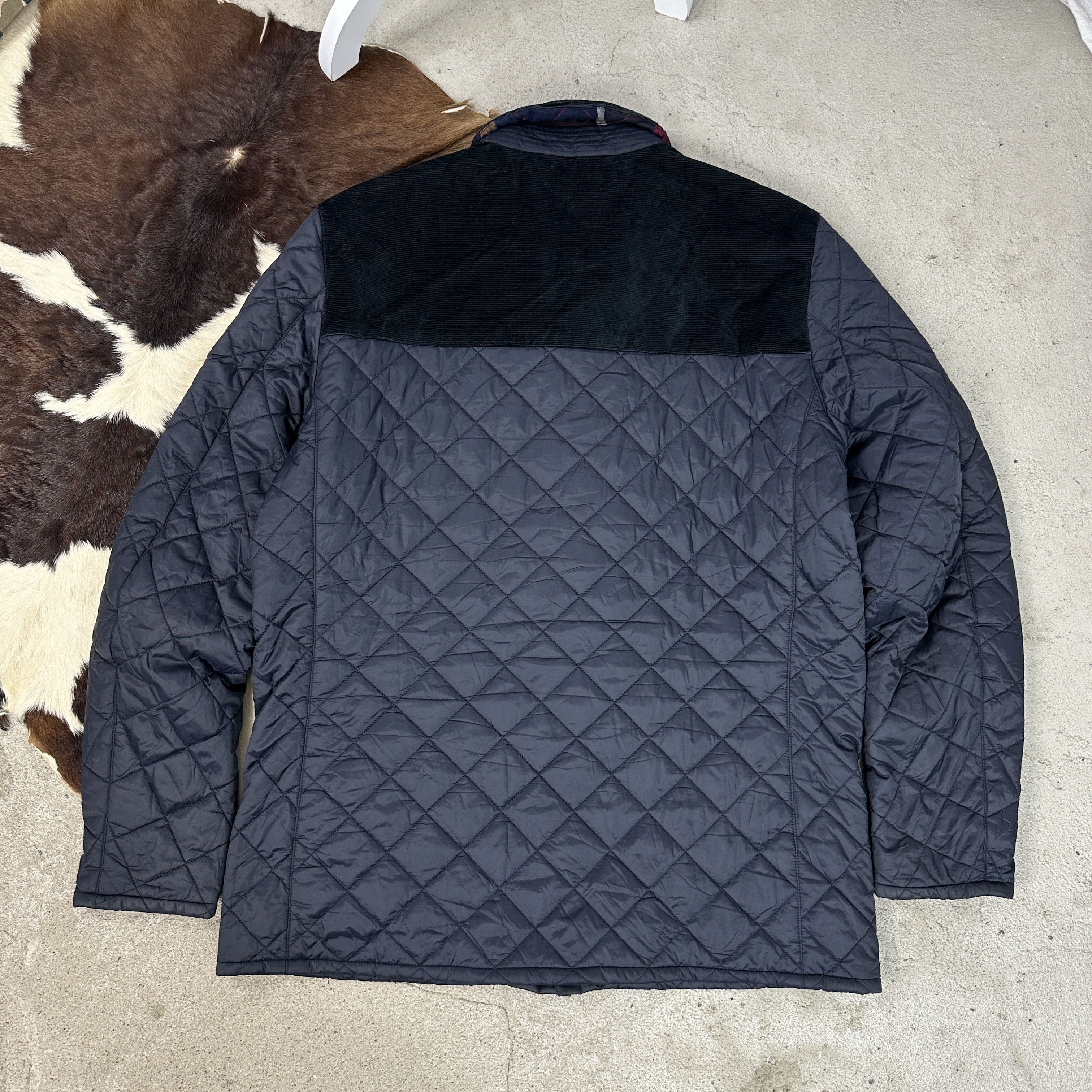 Barbour × Vintage Vintage Y2K Outdoor Streetwear 00s Barbour Quilted Jacket Size US XXL / EU 58 / 5 - 8 Thumbnail
