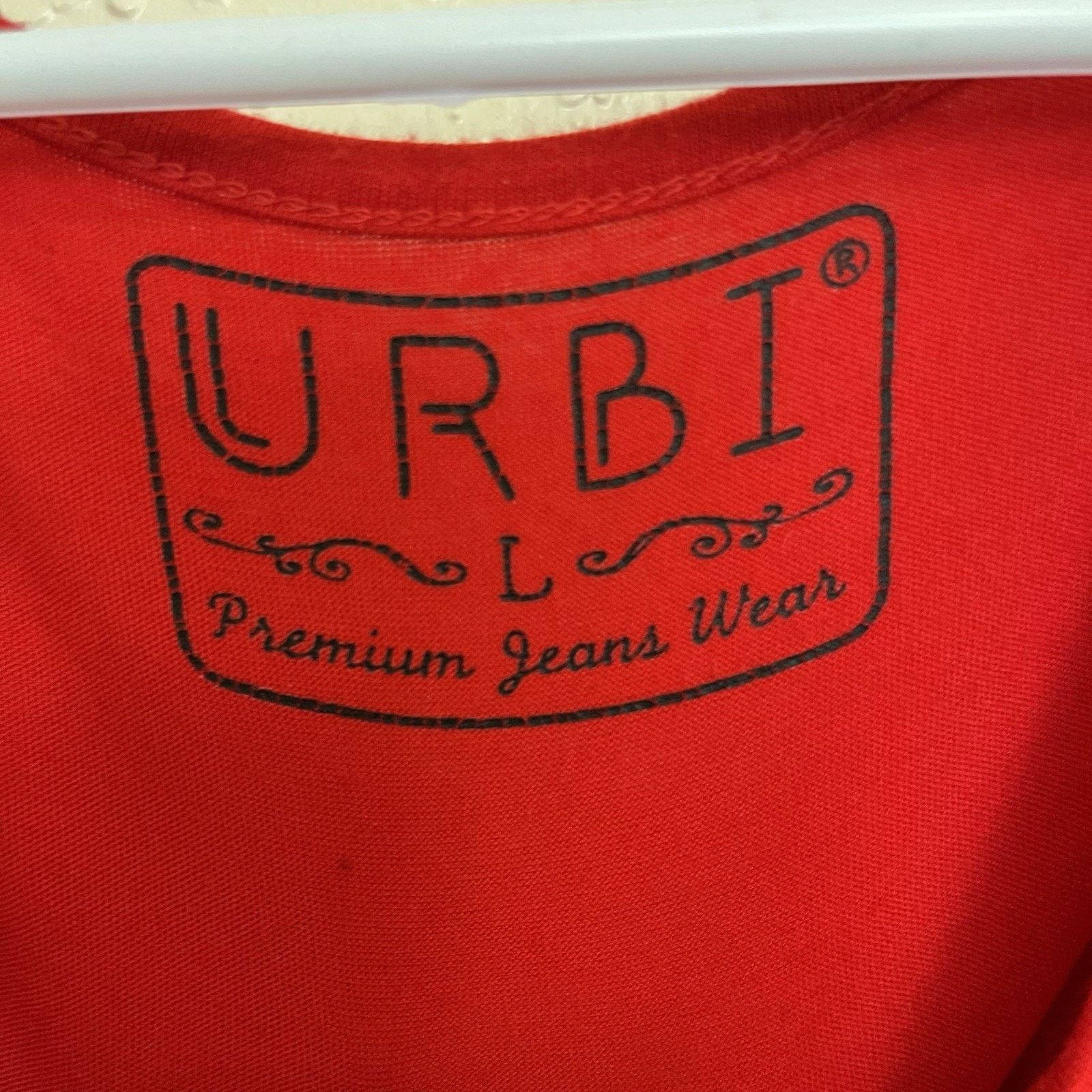 Vintage Urbi Red Jeweled Inside Of Me Y2K Top Large Rave Mall Goth Size L / US 10 / IT 46 - 5 Thumbnail