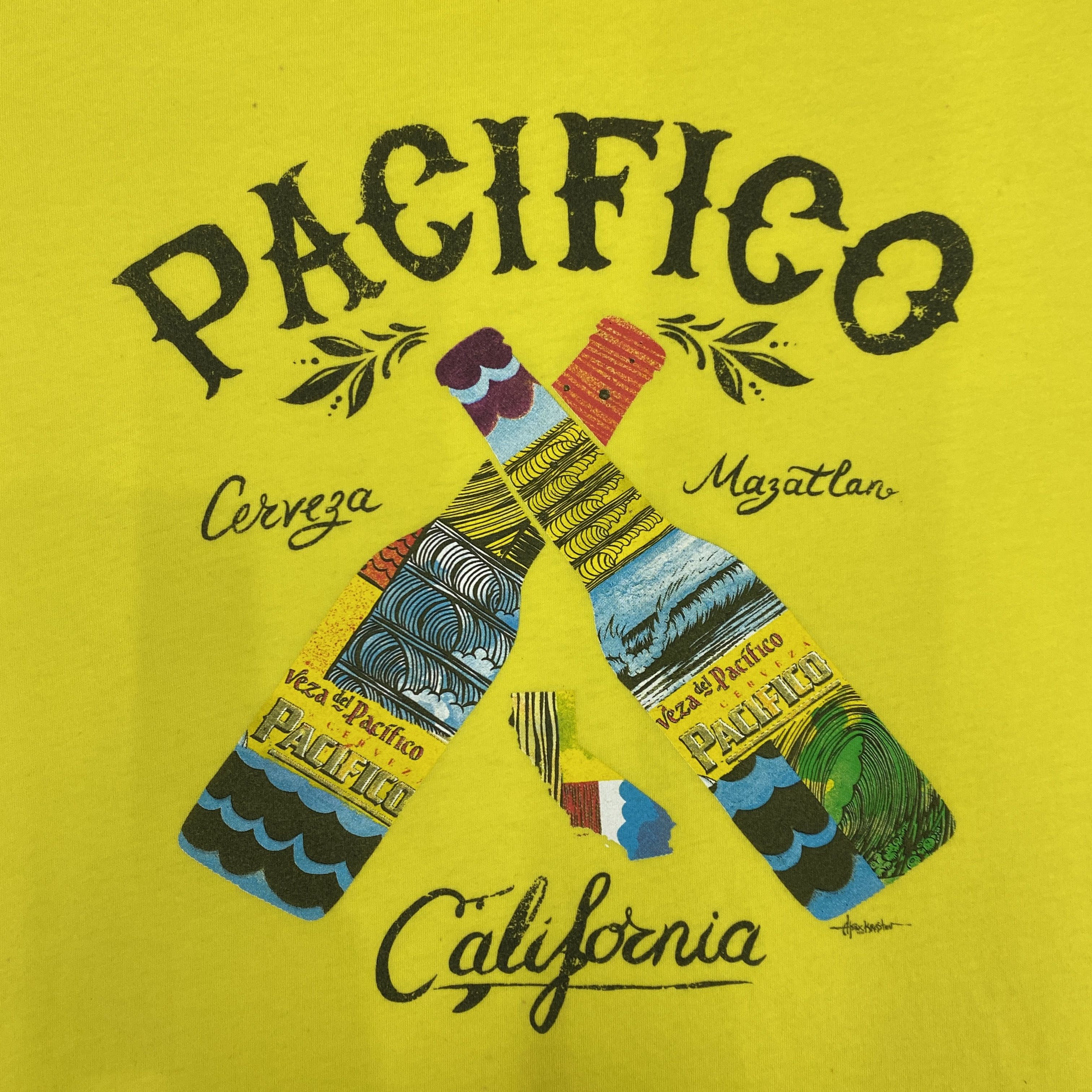 Japanese Brand Vintage Pacifico California Tshirt - J058 Size US M / EU 48-50 / 2 - 8 Thumbnail