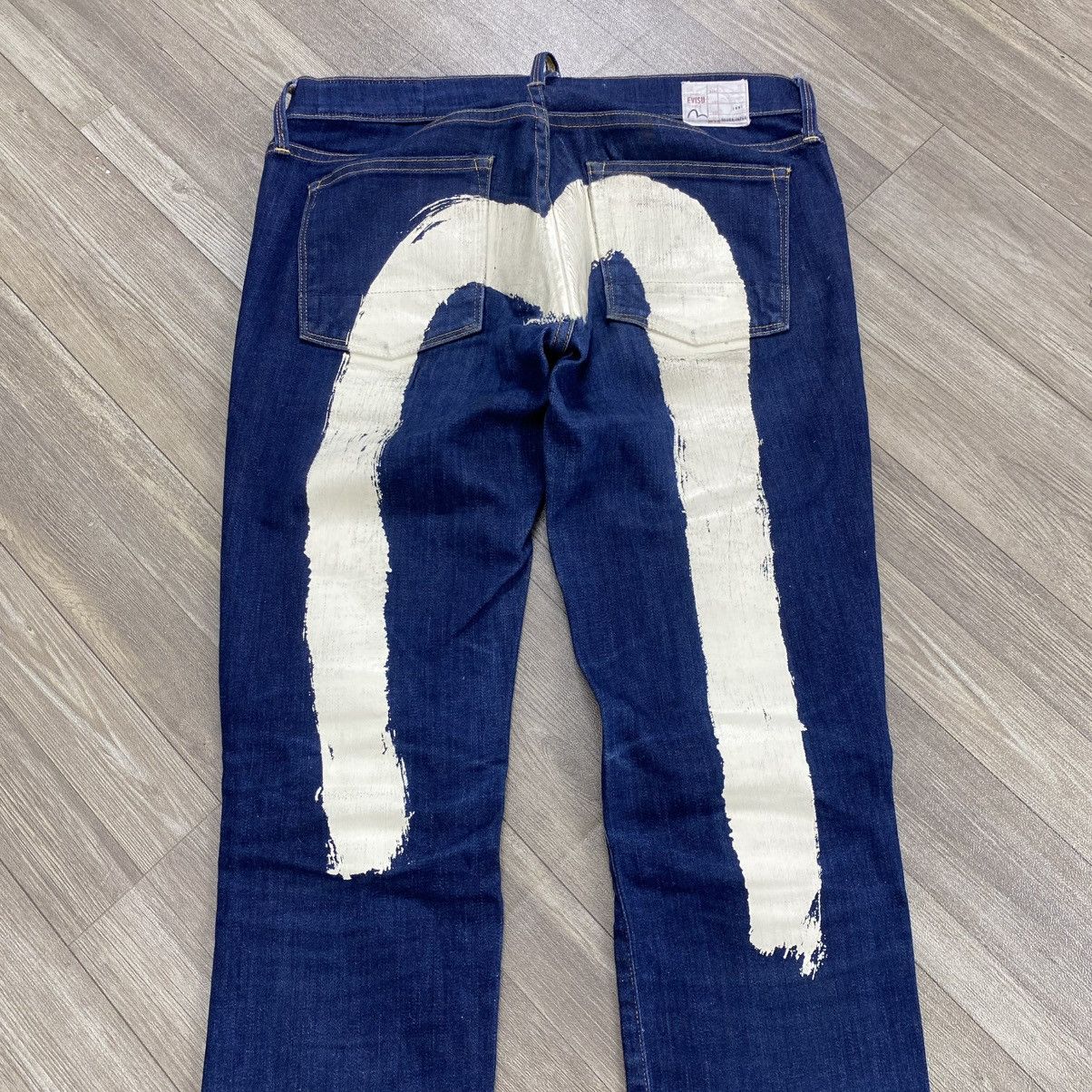 Evisu 2000s Vintage Evisu Daicock Big Logo Japan Denim Jeans Y2K Size US 28 / EU 44 - 2 Thumbnail
