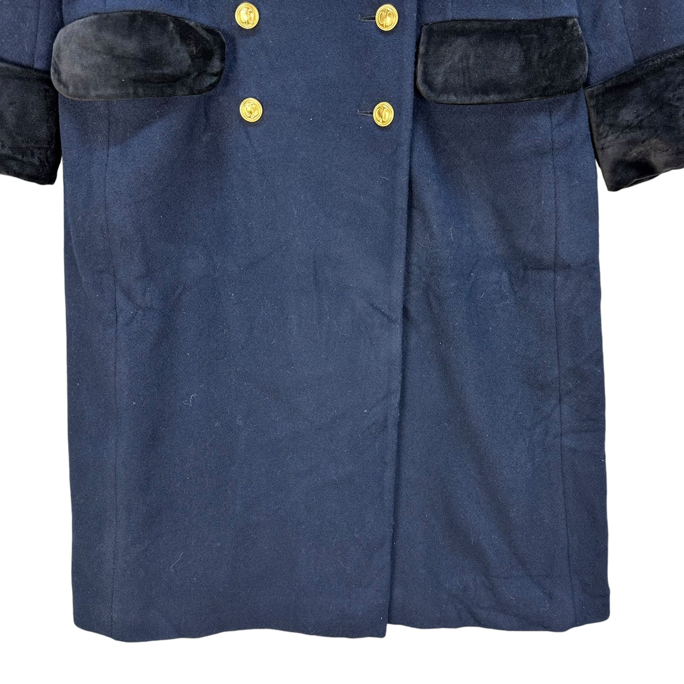 Christian Dior Monsieur 80's CHRISTIAN DIOR Double Breasted Wool Long Coat #A52-1213 Size S / US 4 / IT 40 - 3 Thumbnail