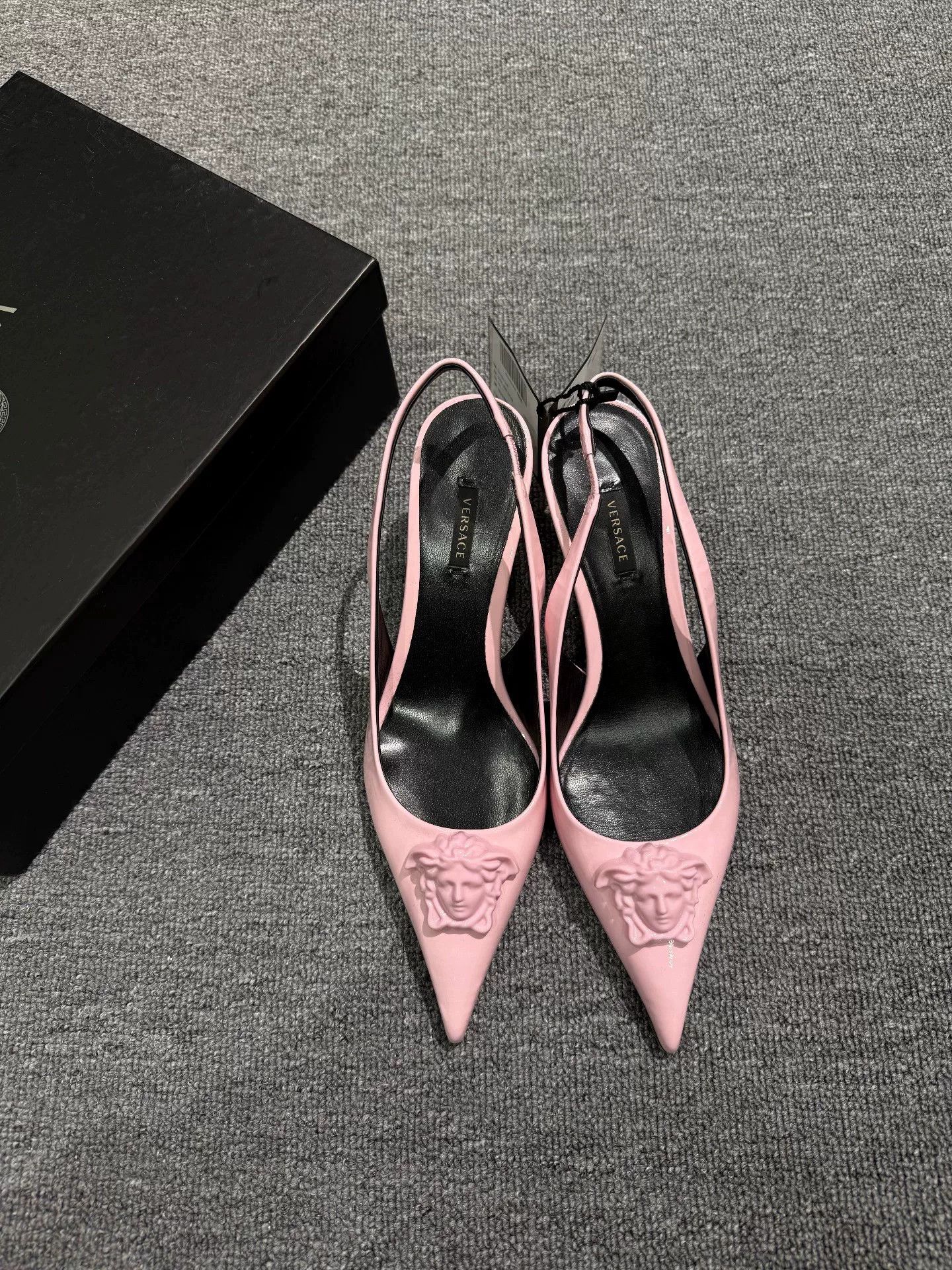Versace Versace Pink Medusa High Heels Size US 9 / IT 39 - 1 Thumbnail