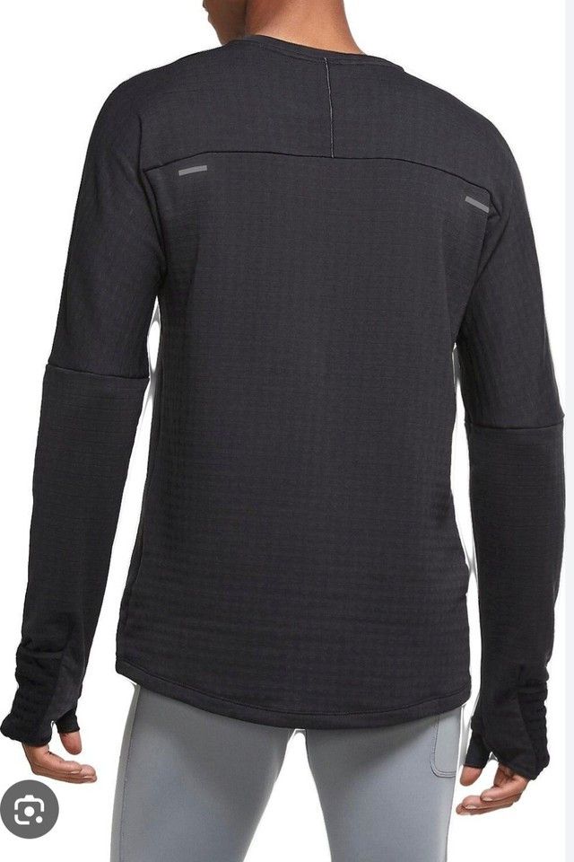 Nike Nike Men's Therma Fit Black LS Running Top Size US L / EU 52-54 / 3 - 2 Thumbnail