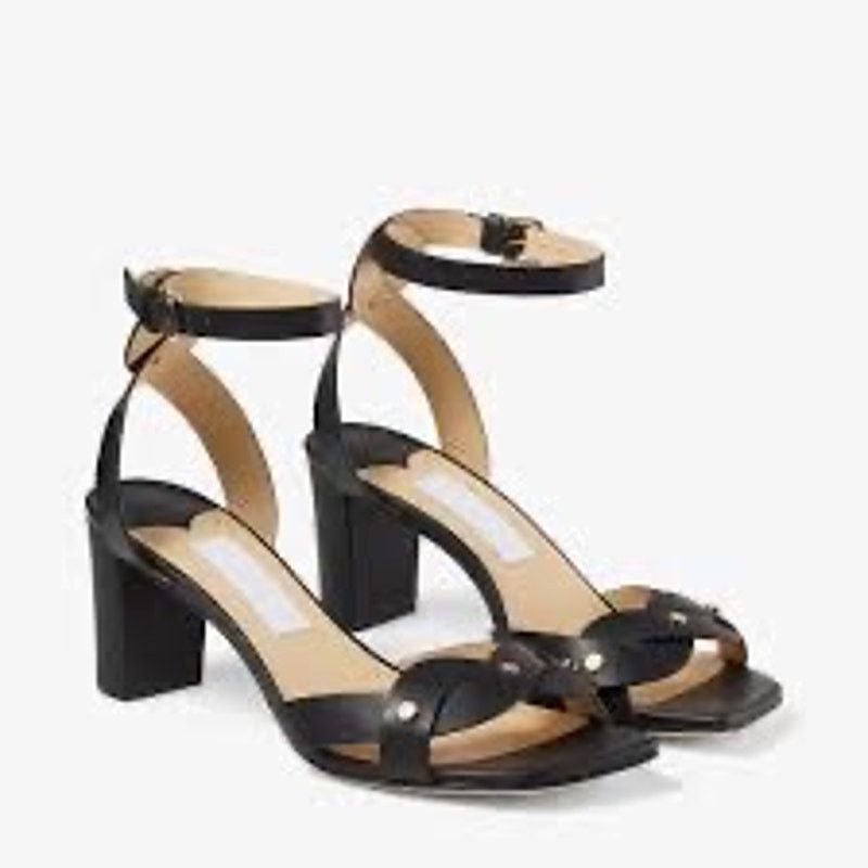 Jimmy Choo Jimmy Choo Drya 65 Leather Sandals sz. 38.5 EU Size US 8.5 / IT 38.5 - 2 Thumbnail