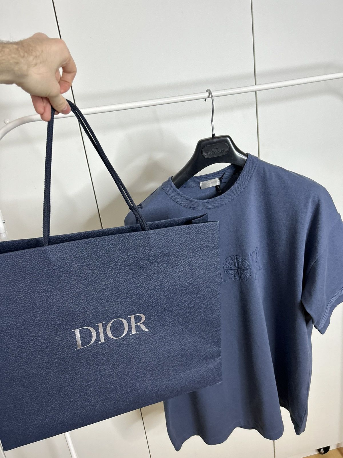 Dior × Stone Island dior x stone island t-shirt Size US L / EU 52-54 / 3 - 14 Thumbnail