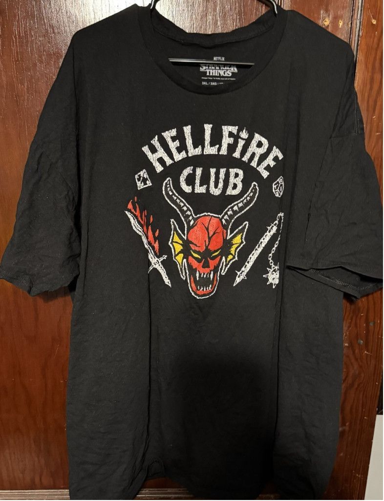 The Unbranded Brand Stranger Things Hellfire Club T-Shirt Black Men's Size 3XL Size US XXL / EU 58 / 5 - 1 Thumbnail