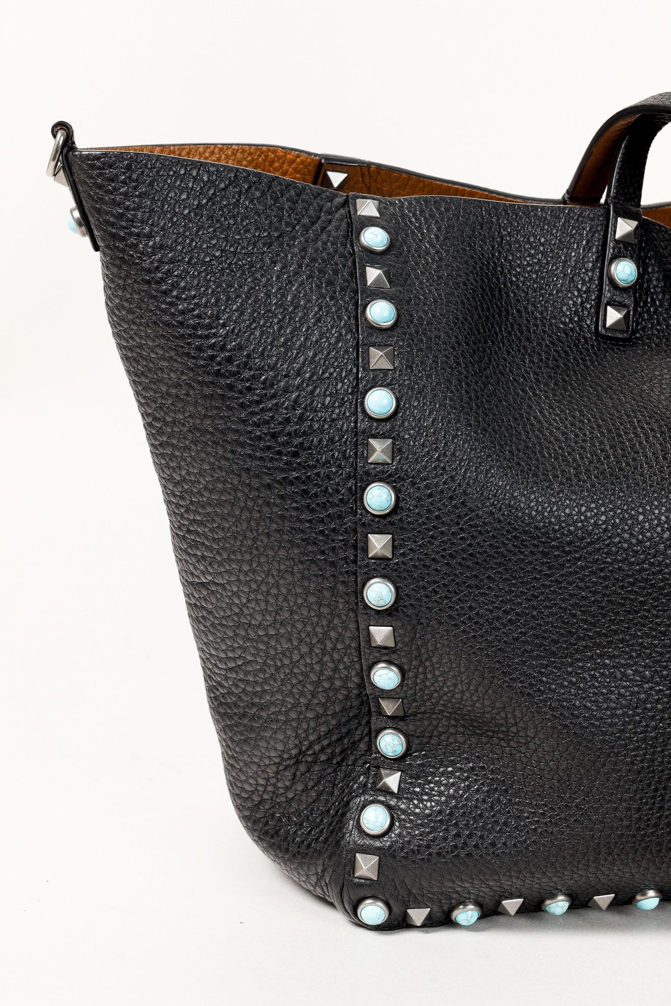 Valentino Valentino Garavani R/16 Reversible Studded Rockstud Tote Size ONE SIZE - 7 Thumbnail
