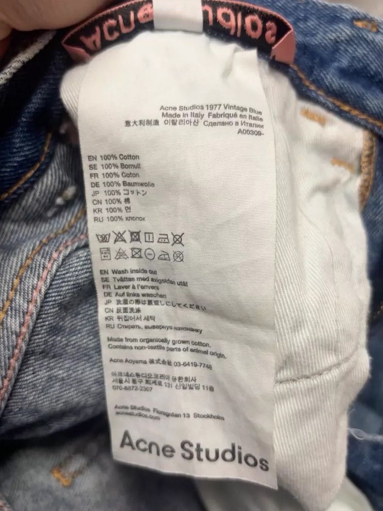 Acne Studios acne studios blue jeans 2504-Nextarrow Size US 30 / EU 46 - 4 Thumbnail