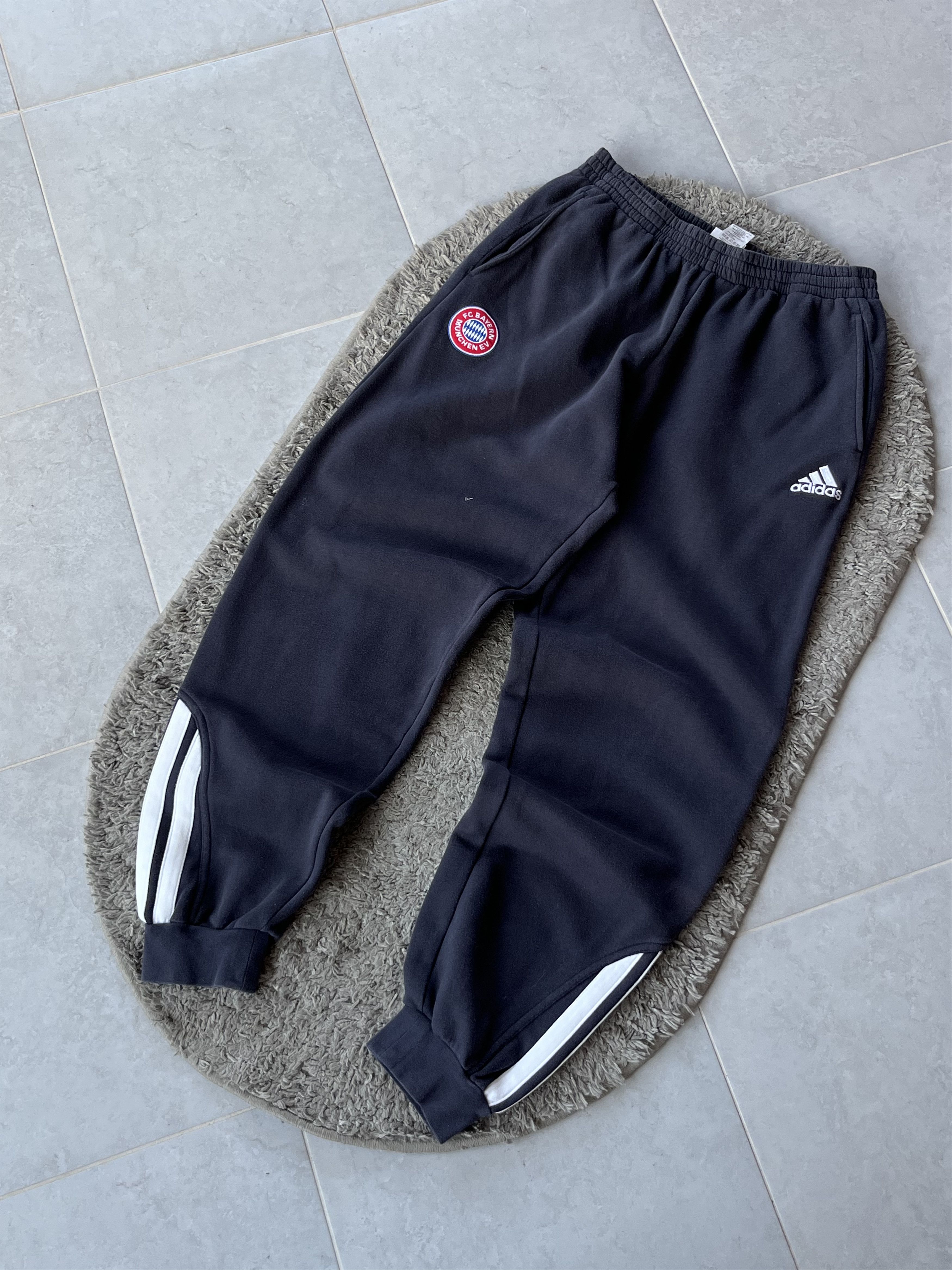 Adidas Vintage Cotton Pants Adidas Soccer Football Bayern Munich Size US 34 / EU 50 - 2 Thumbnail