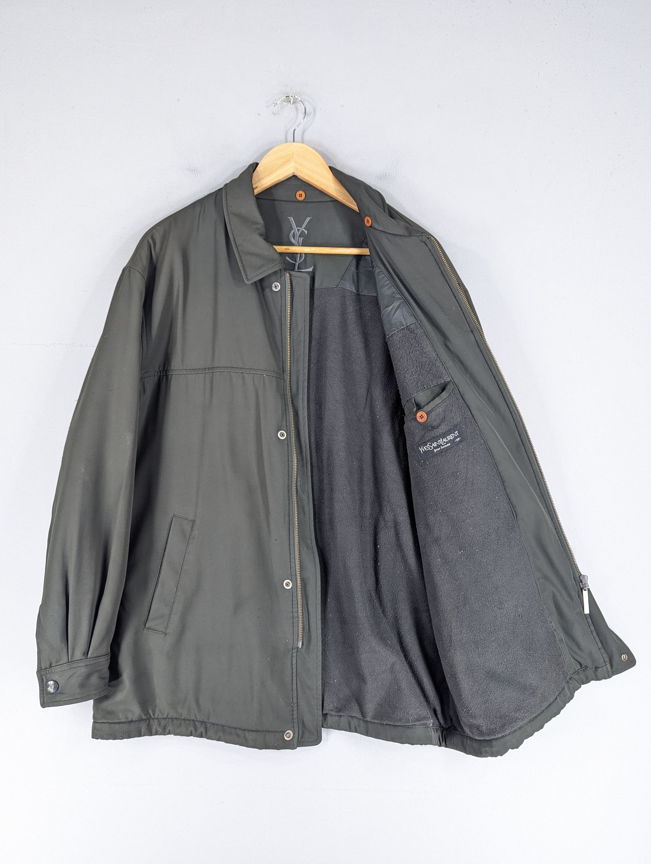 Yves Saint Laurent Vintage Yves saint Laurent YSL Fleece Lined Jacket Size US L / EU 52-54 / 3 - 14 Thumbnail