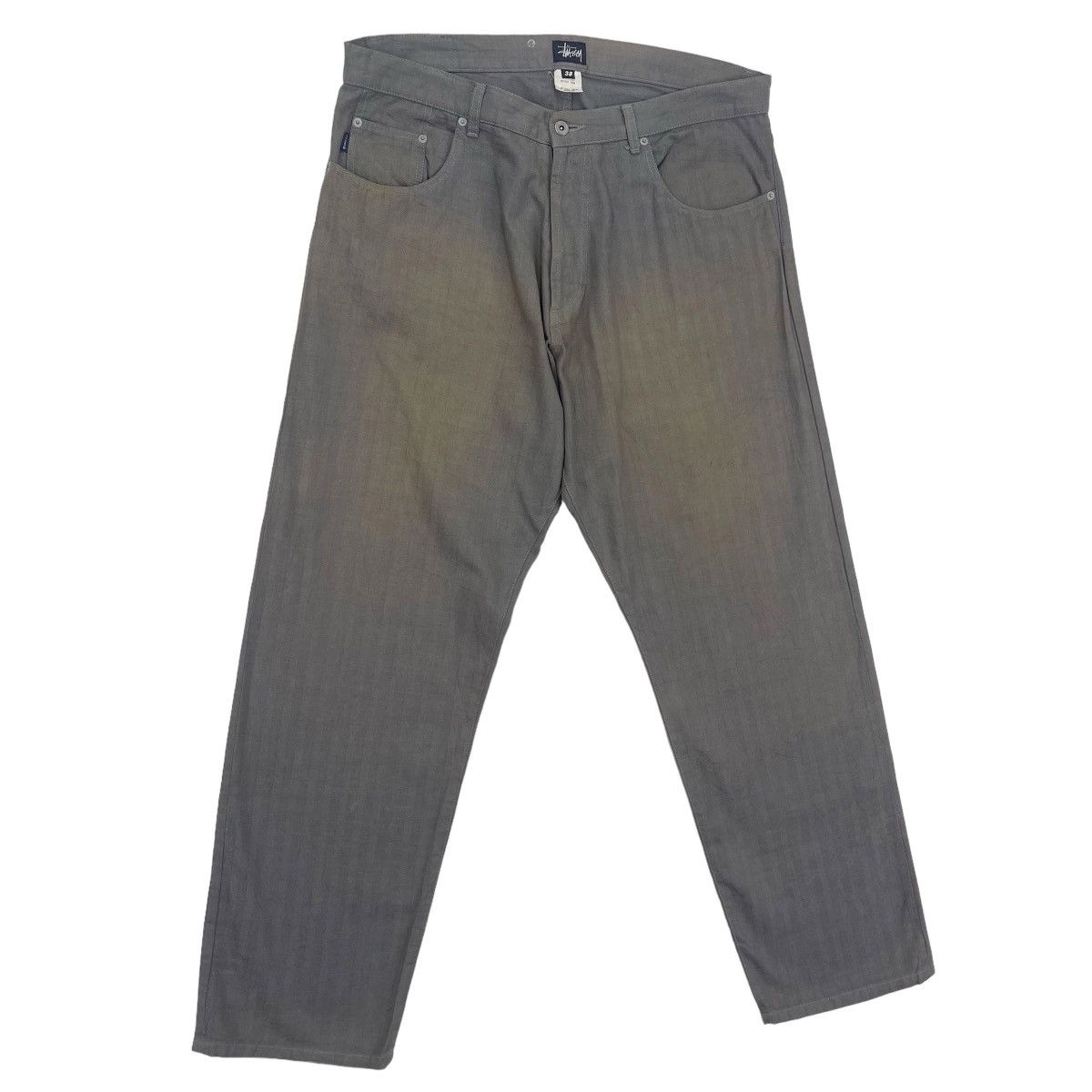 Stussy × Vintage Stussy Faded Denim Size US 38 / EU 54 - 5 Thumbnail
