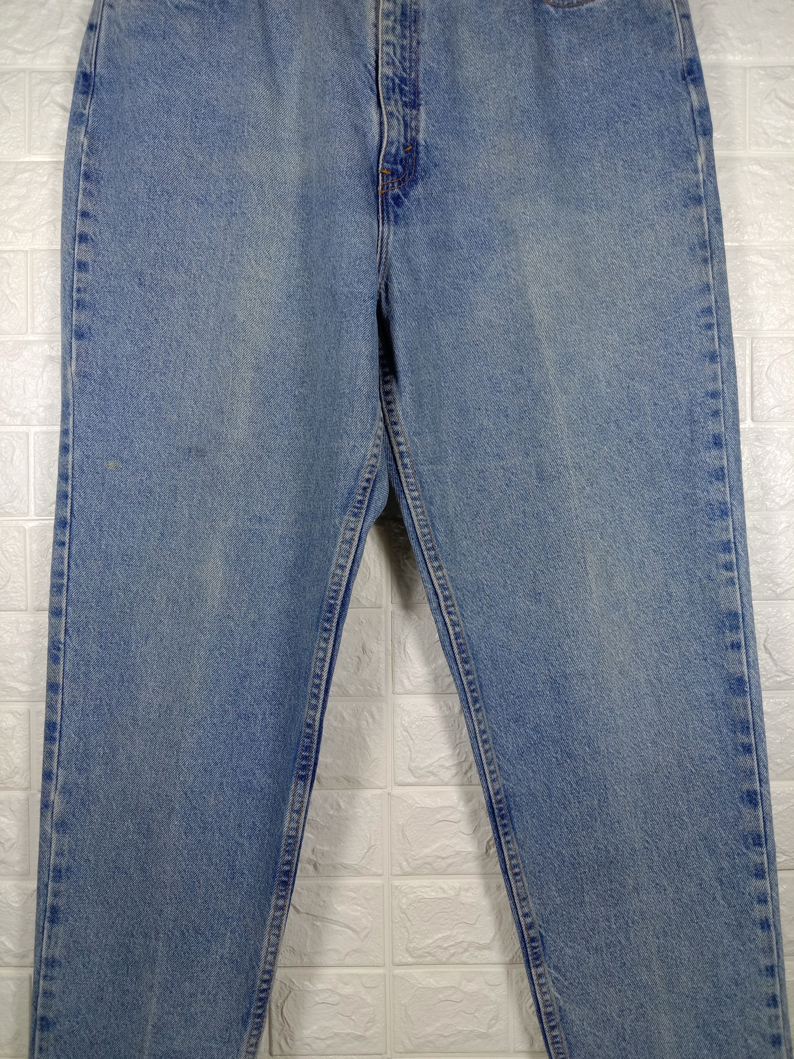 Levi's Vintage 90s Levi's 521 Jeans Blue Wash Tapered Fit Denim Size 33" - 3 Thumbnail