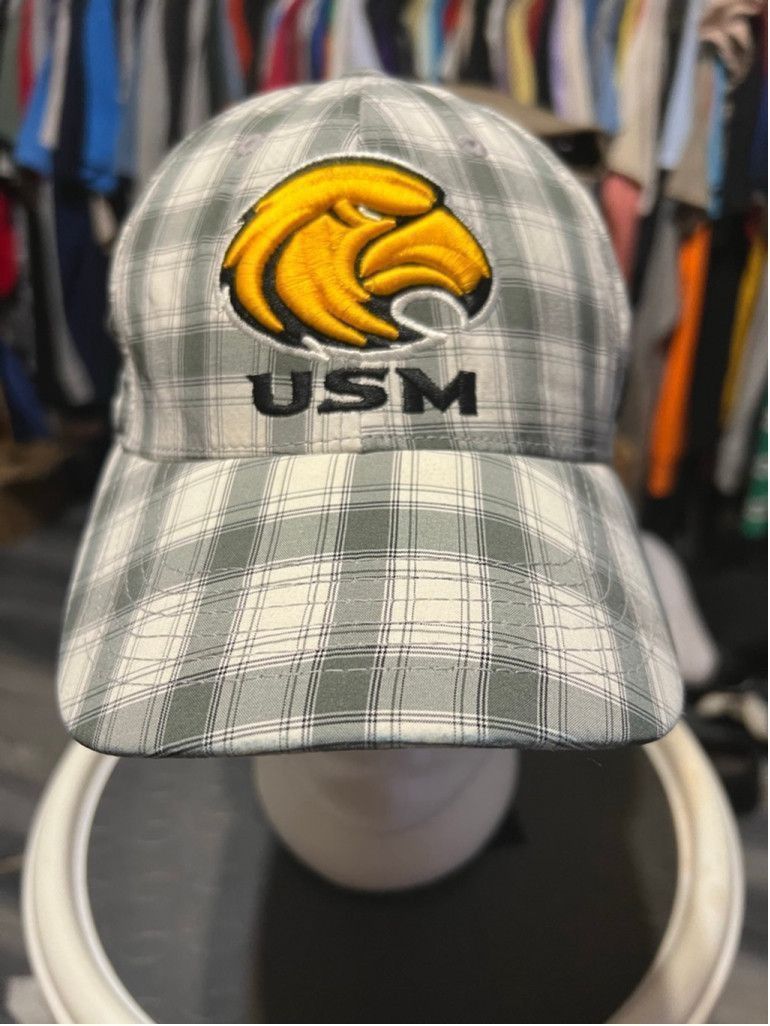 Russell Athletic Men's Russell USM Golden Eagles Plaid Baseball Cap One Size Size ONE SIZE - 1 Thumbnail