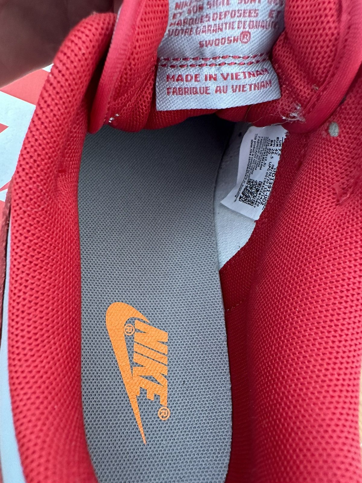 Nike Nike Dunk Low Retro UNLV Size US 8.5 / EU 41-42 - 10 Thumbnail