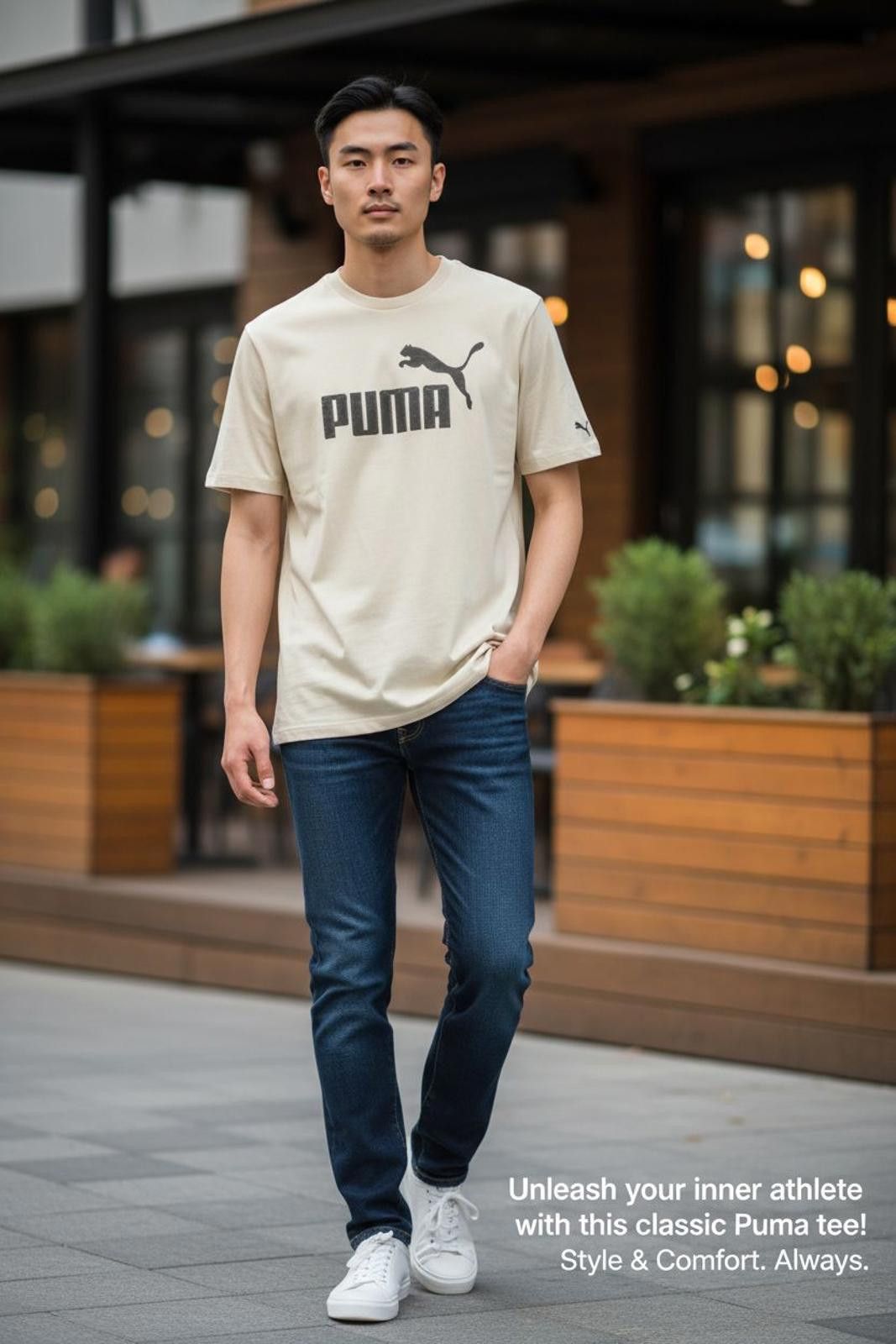 Puma Puma Essentials Logo Tee - Men's T-Shirt Size US XL / EU 56 / 4 - 2 Thumbnail