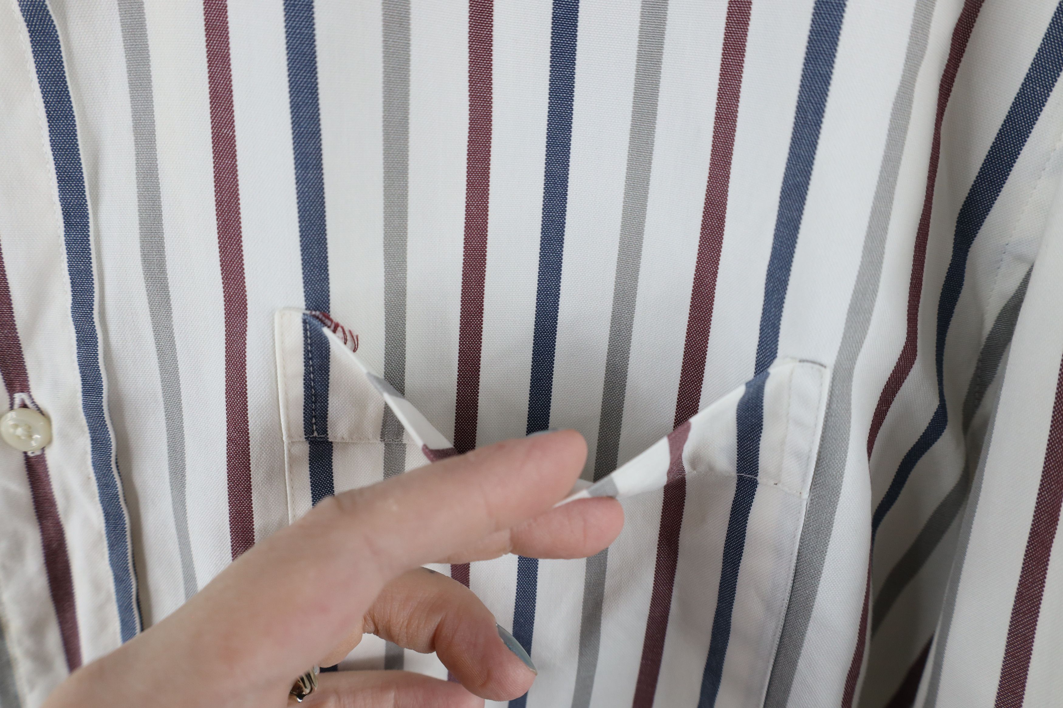 Vintage Vintage 90s Streetwear Rainbow Striped Button Down Shirt Size US L / EU 52-54 / 3 - 4 Thumbnail