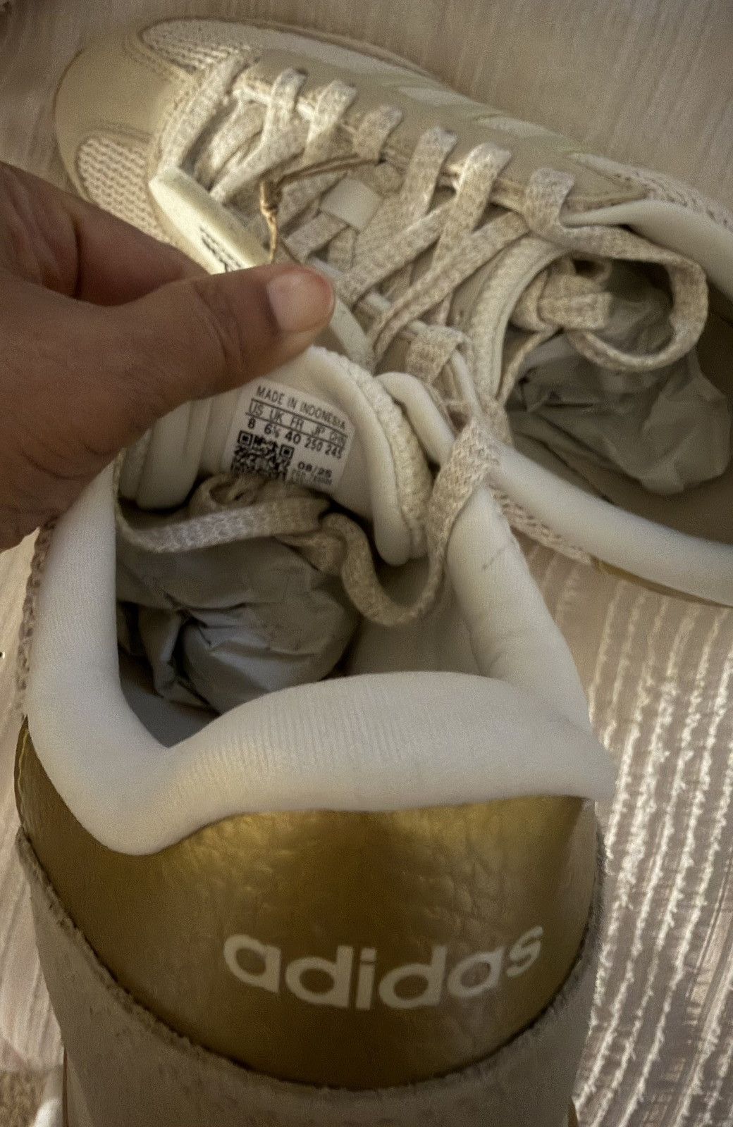 Adidas Adidas Run70s 2.0 cream gold Size US 8 (No box) Size US 8 / IT 38 - 9 Thumbnail