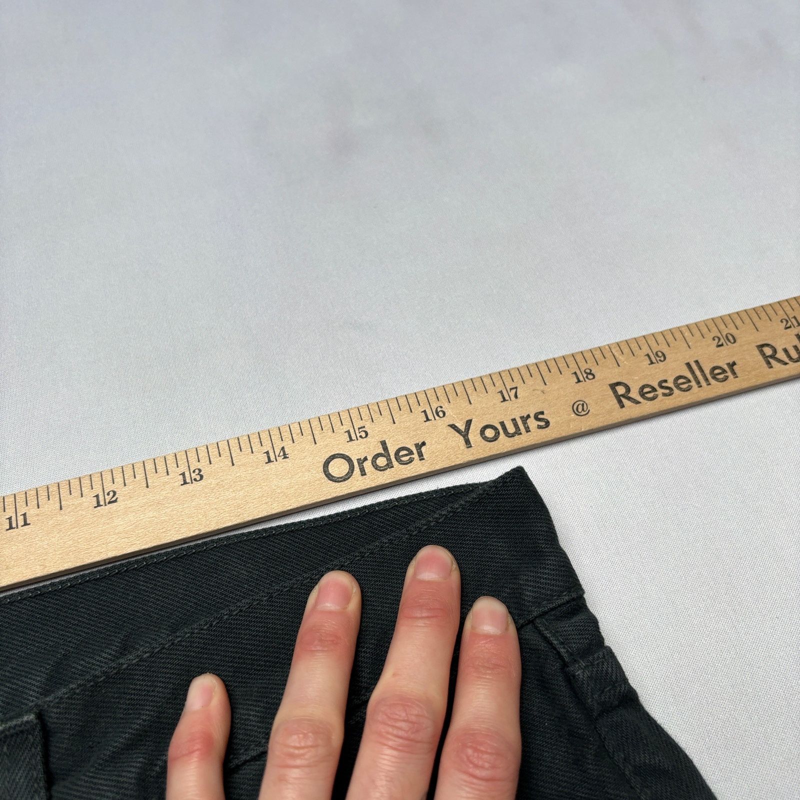 Sid Mashburn $195 Sid Mashburn Straight Leg Jeans Men's 32x30 Black Denim Size US 32 / EU 48 - 6 Thumbnail